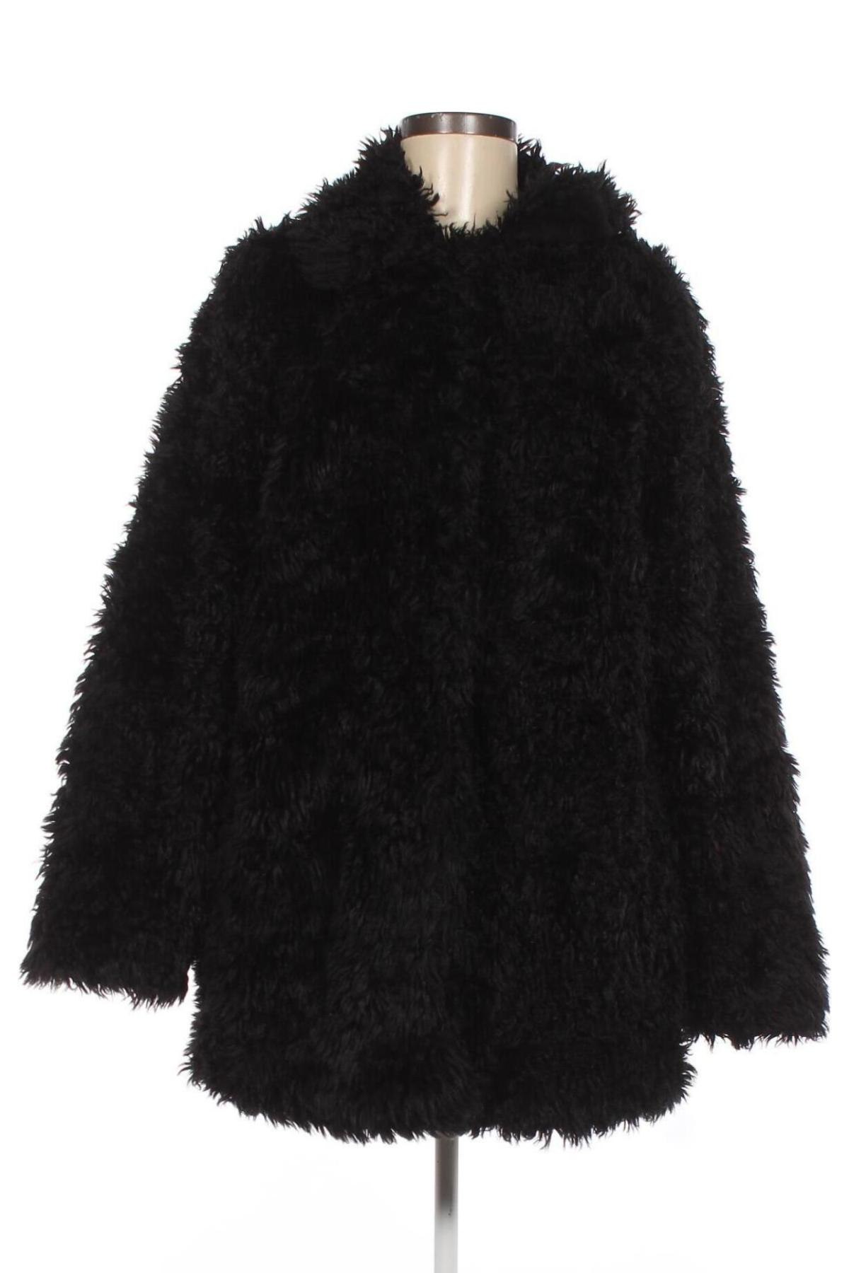 Дамско палто H&M Divided, Размер L, Цвят Черен, Цена 57,78 лв.