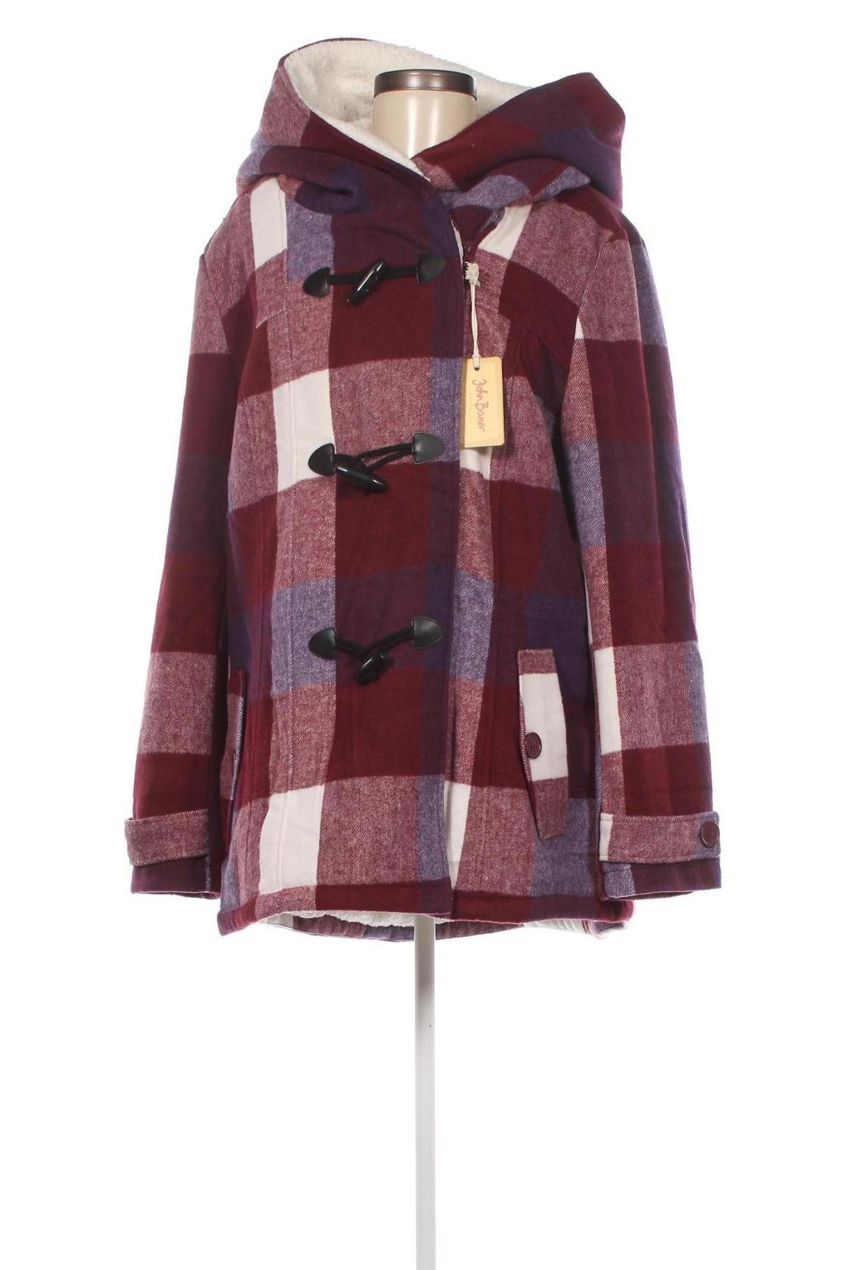 Γυναικείο παλτό John Baner, Μέγεθος XXL, Χρώμα Πολύχρωμο, Τιμή 54,74 €