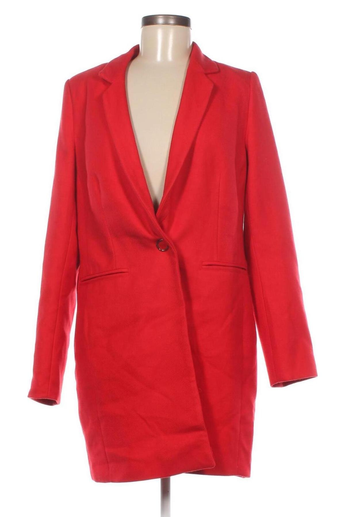Dámský kabát  Kiabi, Velikost M, Barva Červená, Cena  1 020,00 Kč