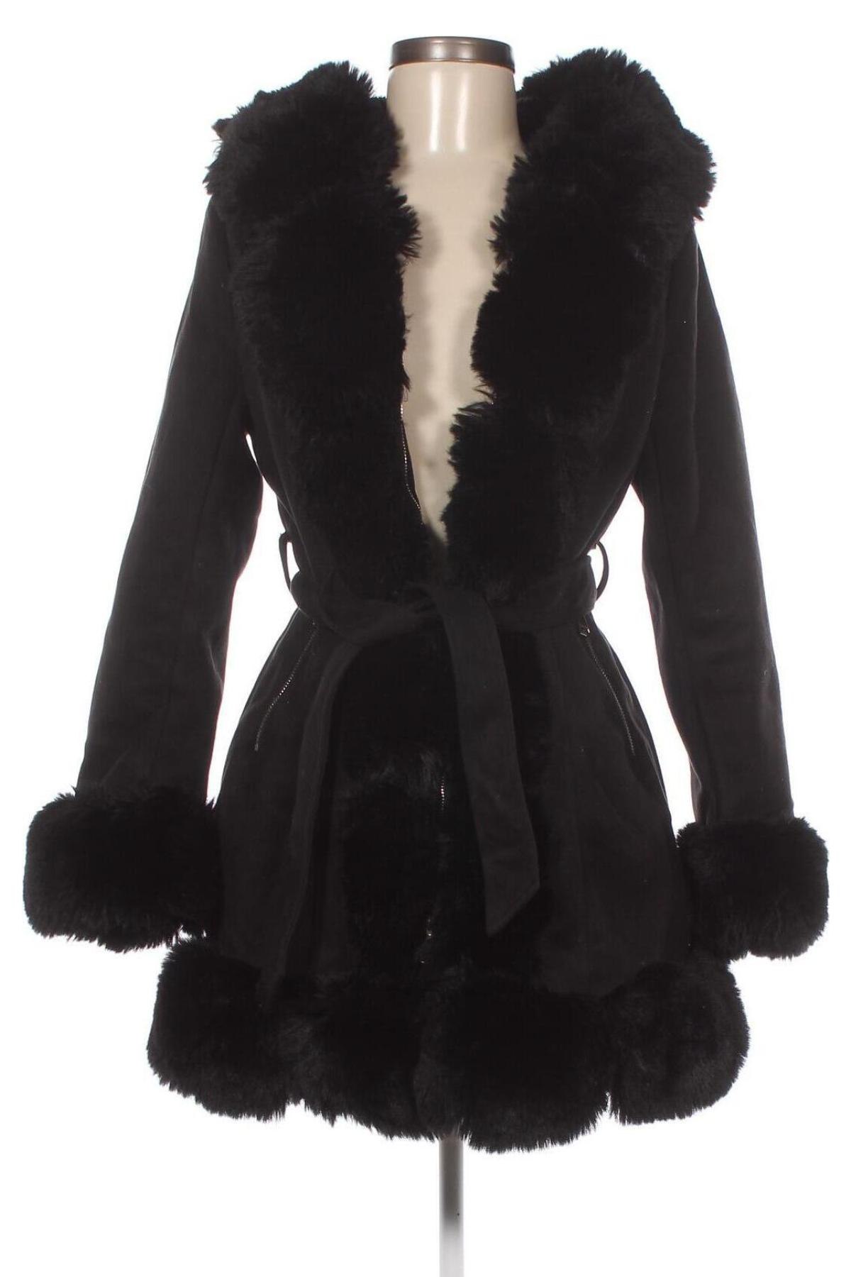 Γυναικείο παλτό Kiss Me, Μέγεθος L, Χρώμα Μαύρο, Τιμή 26,88 €