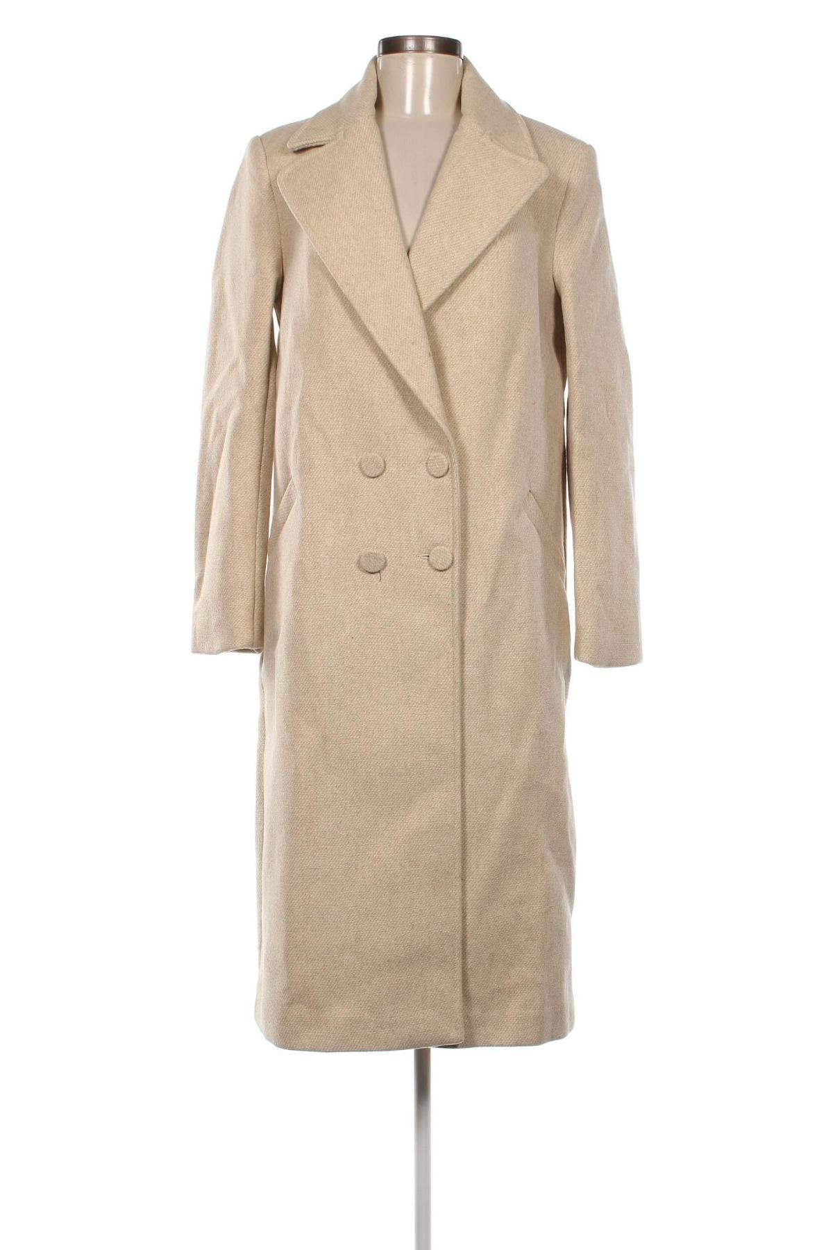 Γυναικείο παλτό Kookai, Μέγεθος M, Χρώμα Εκρού, Τιμή 102,27 €