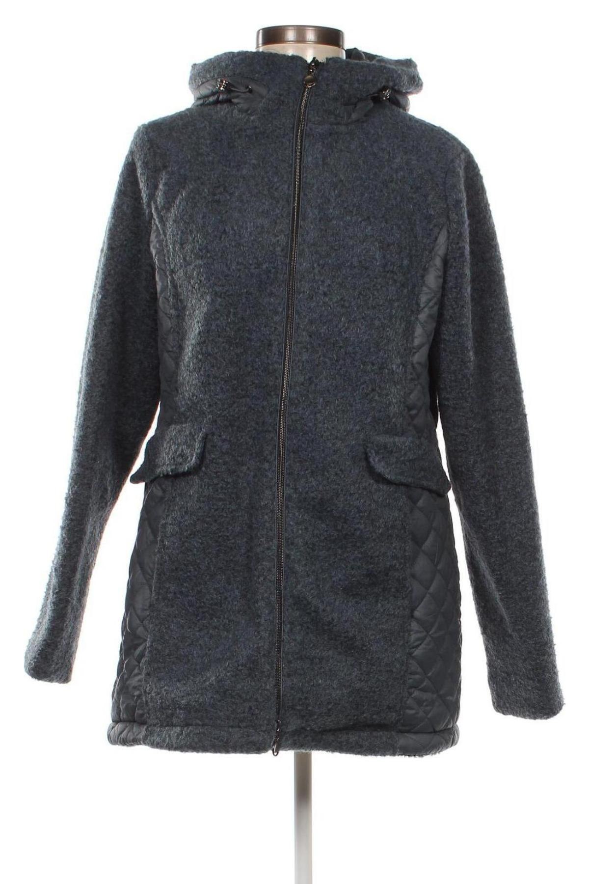 Dámský kabát  Laura Torelli, Velikost S, Barva Modrá, Cena  768,00 Kč