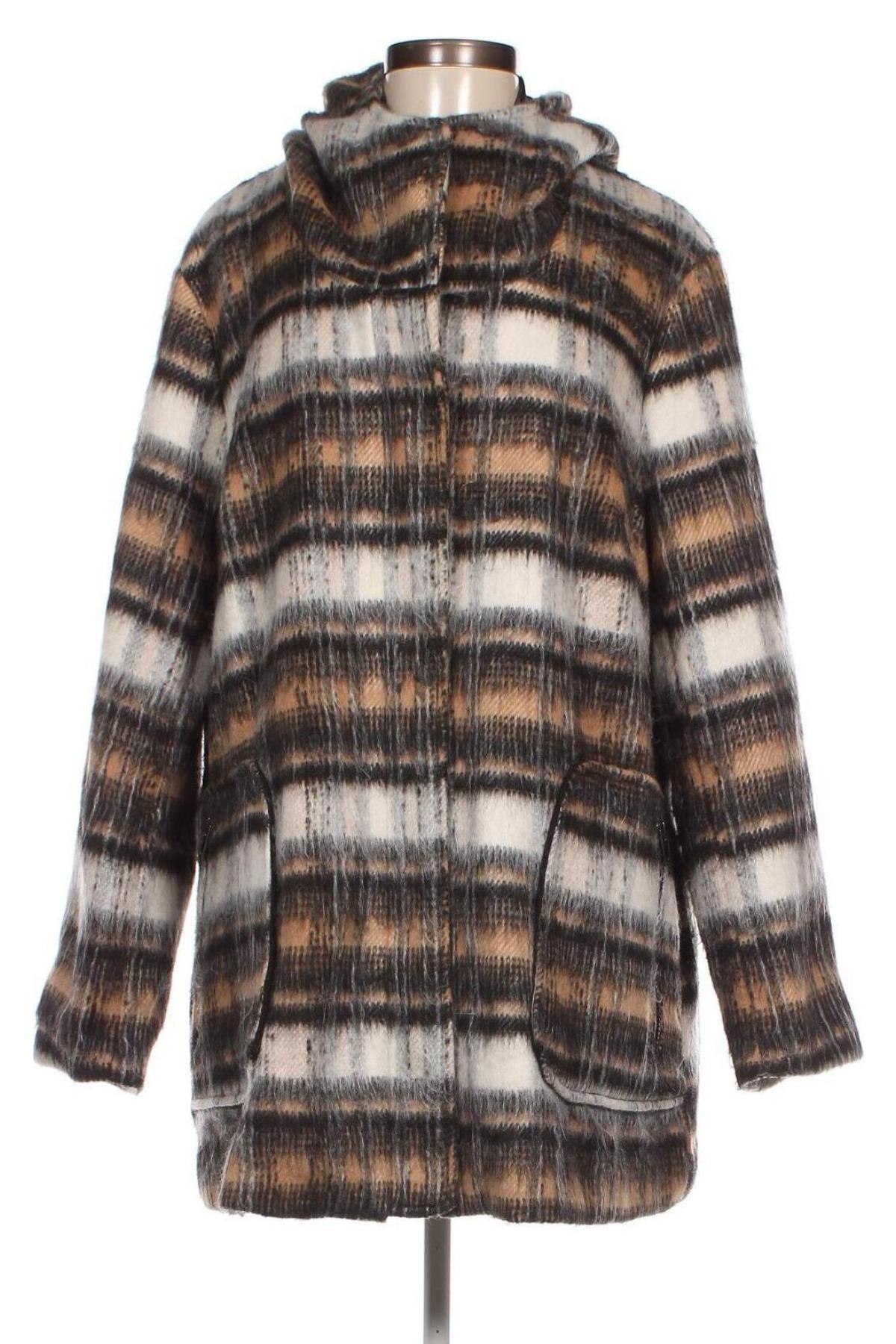 Γυναικείο παλτό Laura Torelli, Μέγεθος XXL, Χρώμα Πολύχρωμο, Τιμή 33,76 €