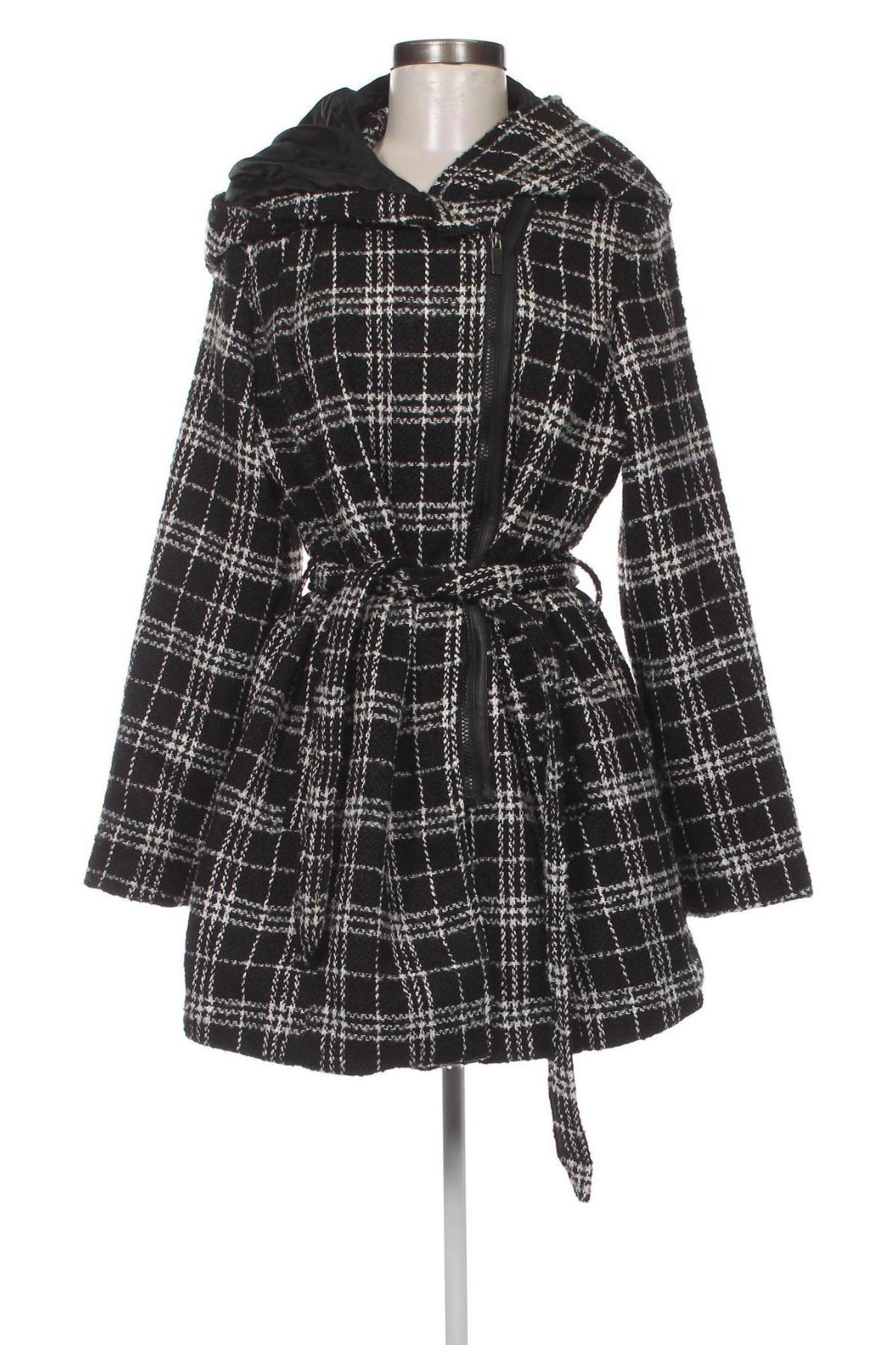 Дамско палто Laura Torelli, Размер L, Цвят Черен, Цена 54,57 лв.