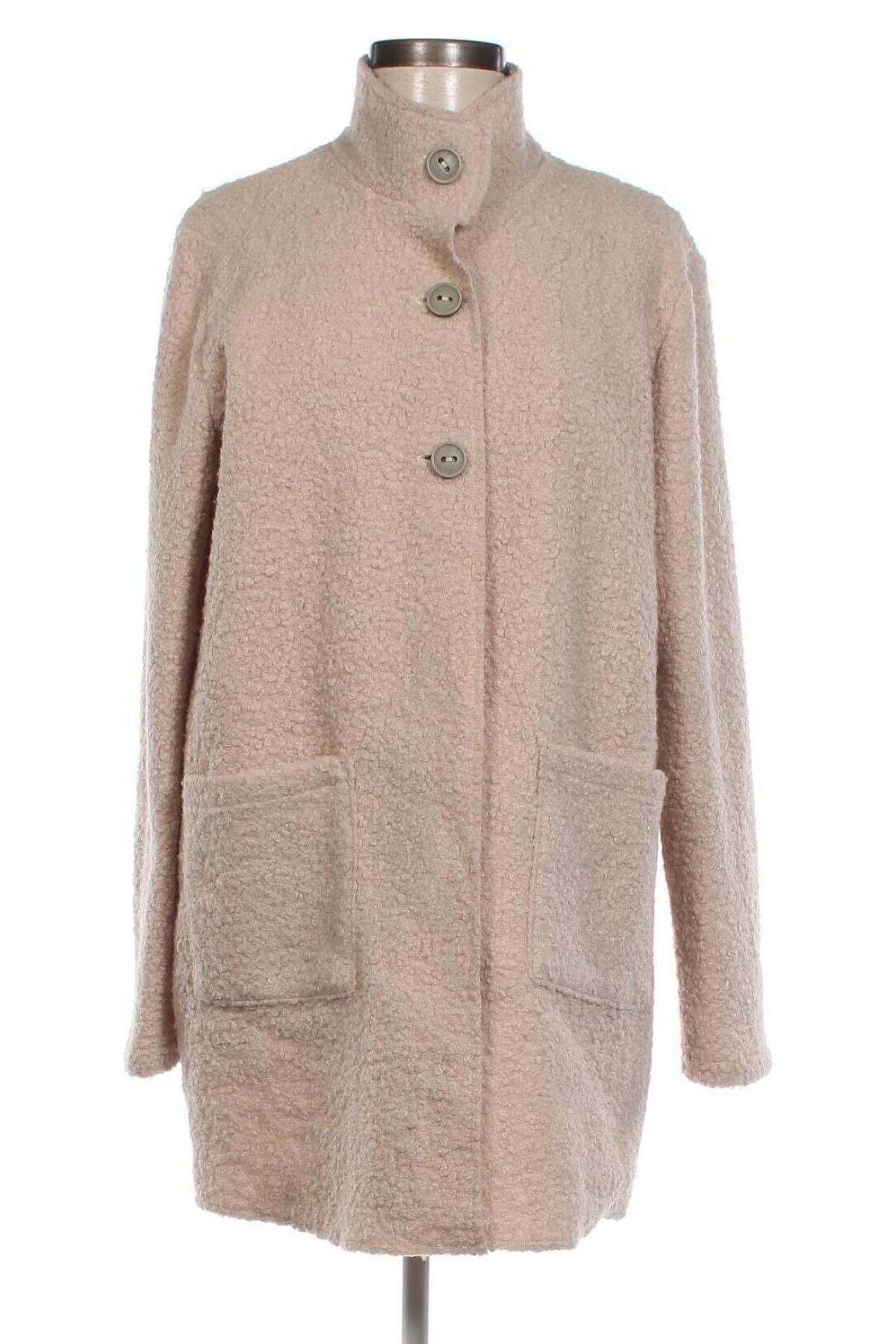 Дамско палто Laura Torelli, Размер M, Цвят Бежов, Цена 57,78 лв.