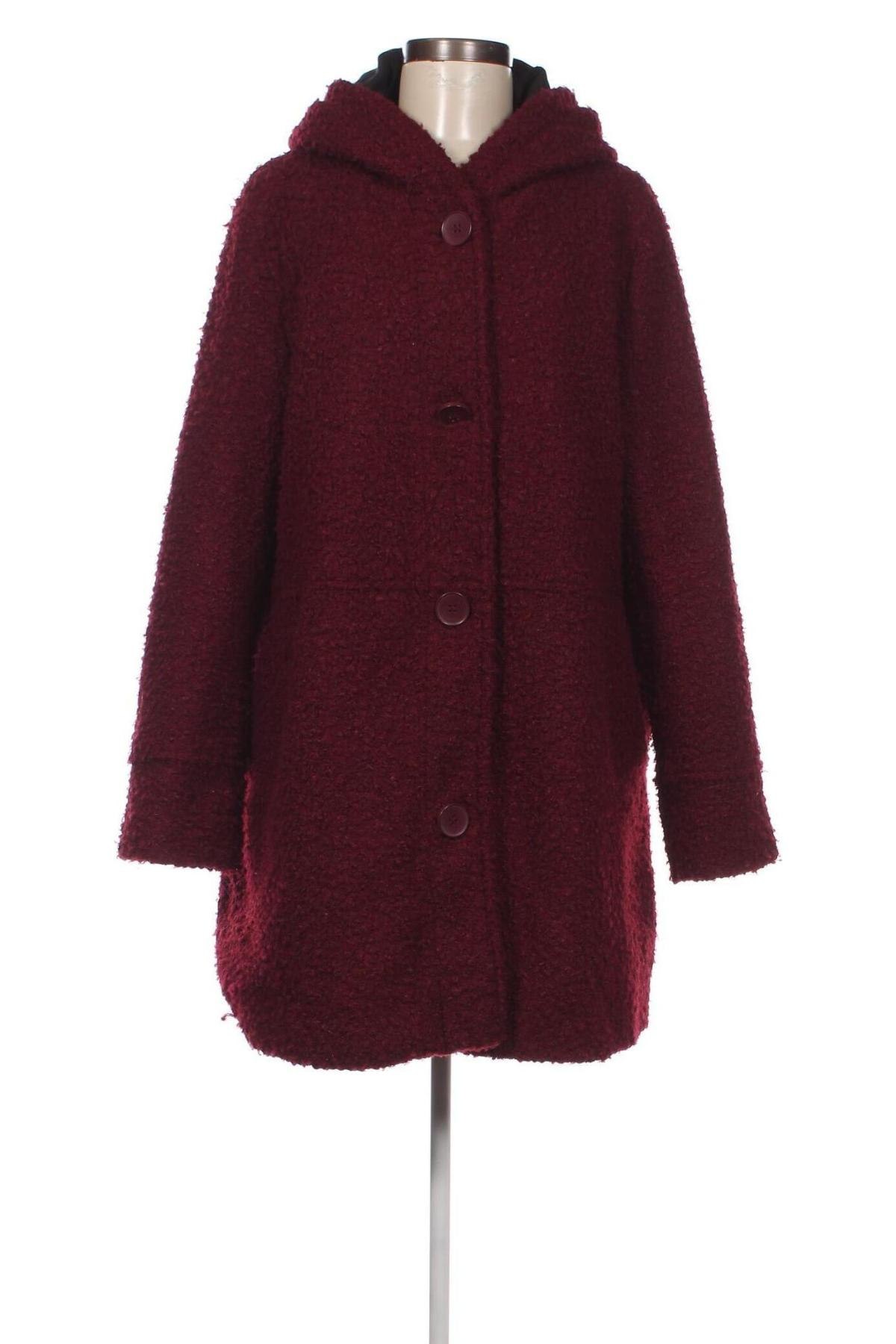 Γυναικείο παλτό Laura Torelli, Μέγεθος XL, Χρώμα Κόκκινο, Τιμή 37,76 €
