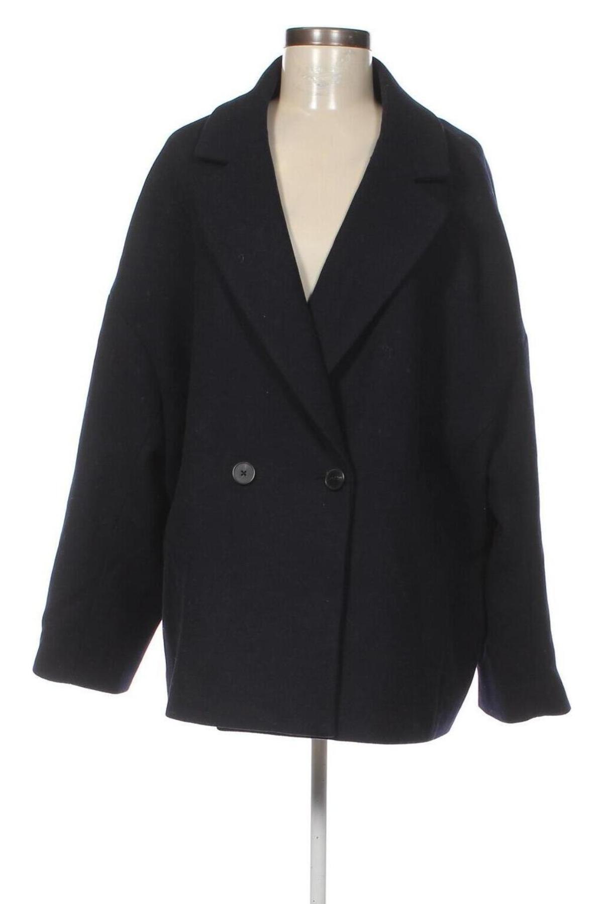 Γυναικείο παλτό Lindex, Μέγεθος L, Χρώμα Μπλέ, Τιμή 37,95 €