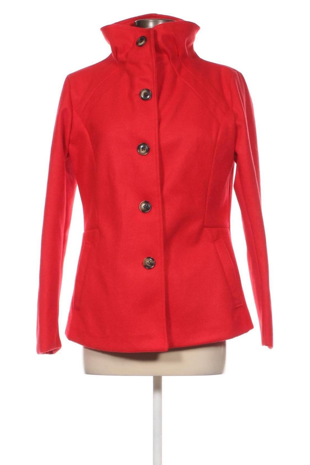 Dámsky kabát  Made In Italy, Veľkosť M, Farba Červená, Cena  41,58 €