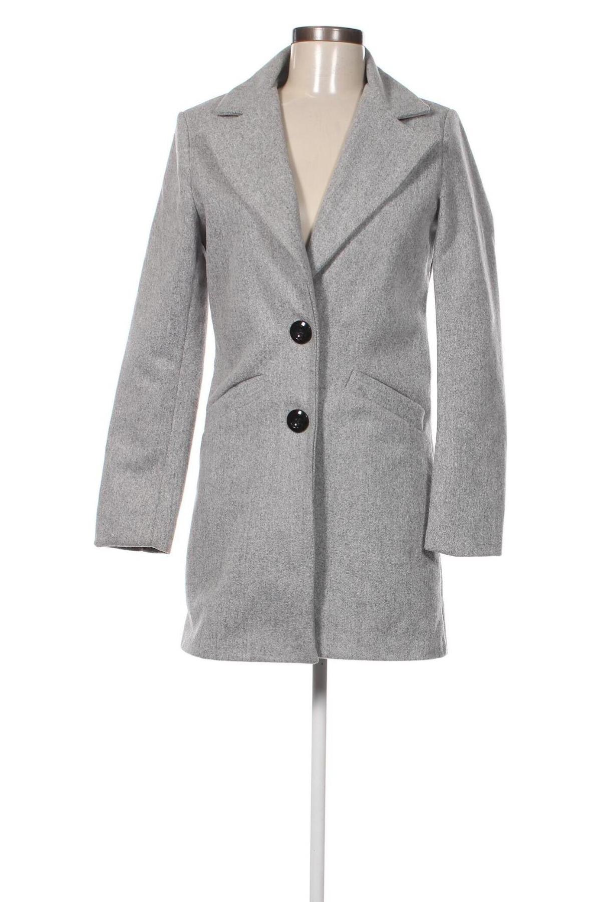 Дамско палто Made In Italy, Размер S, Цвят Сив, Цена 71,67 лв.