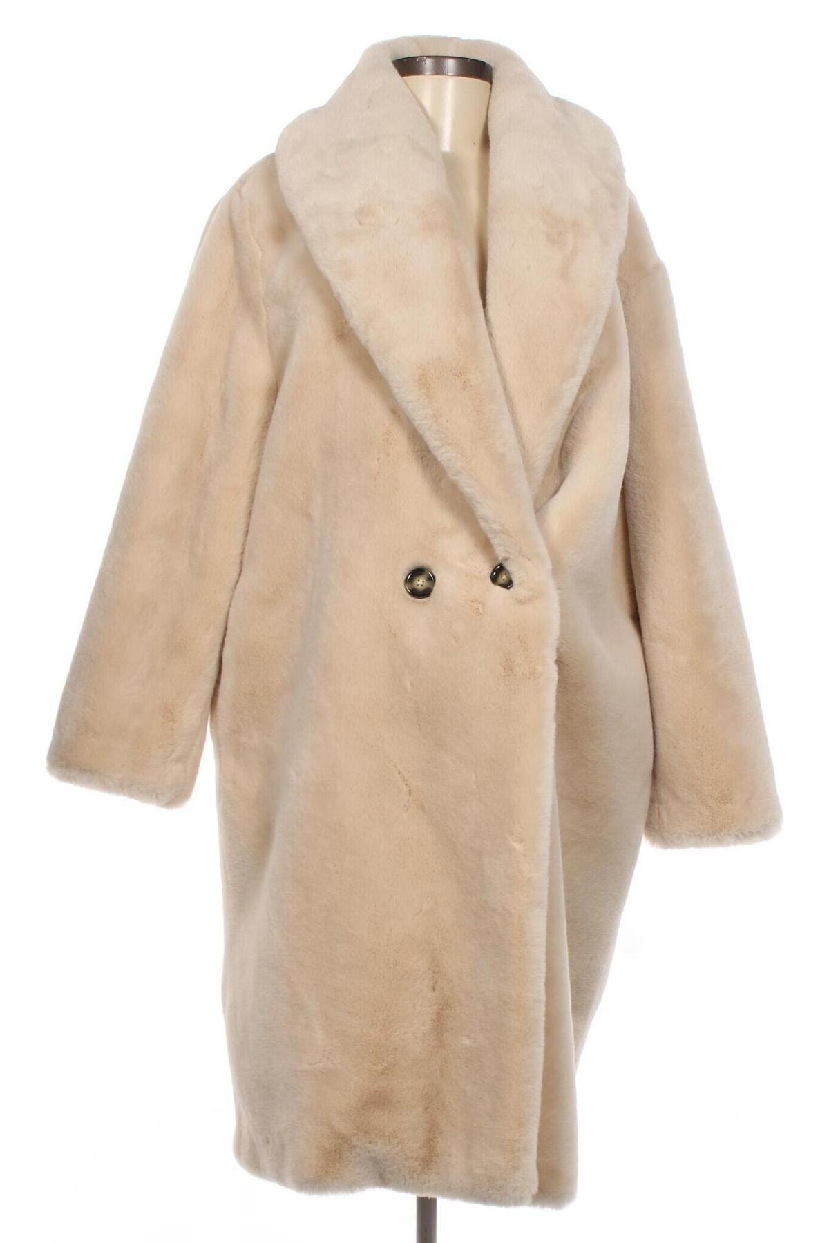 Γυναικείο παλτό Mango, Μέγεθος L, Χρώμα  Μπέζ, Τιμή 33,77 €