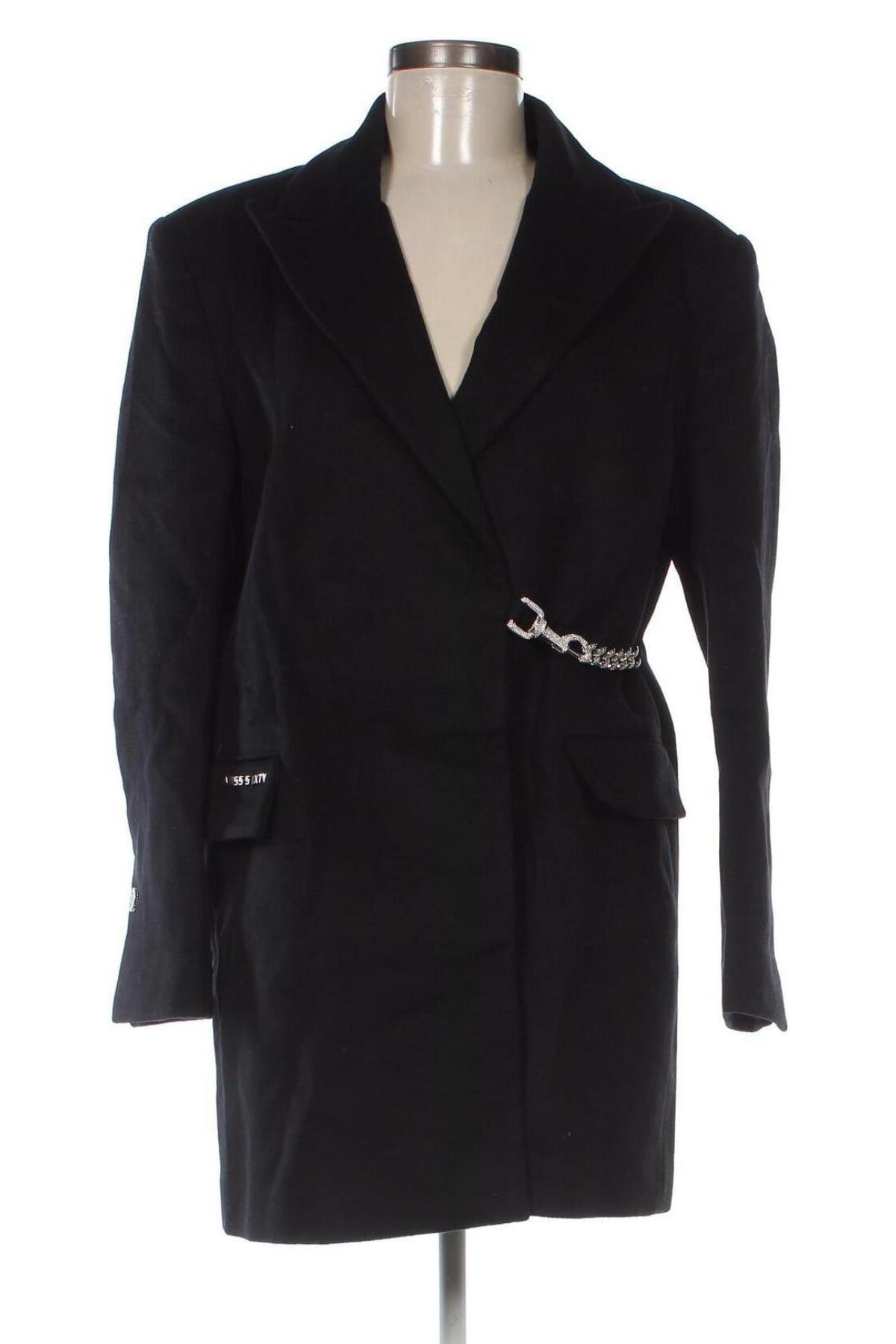 Γυναικείο παλτό Miss Sixty, Μέγεθος XS, Χρώμα Μαύρο, Τιμή 241,75 €