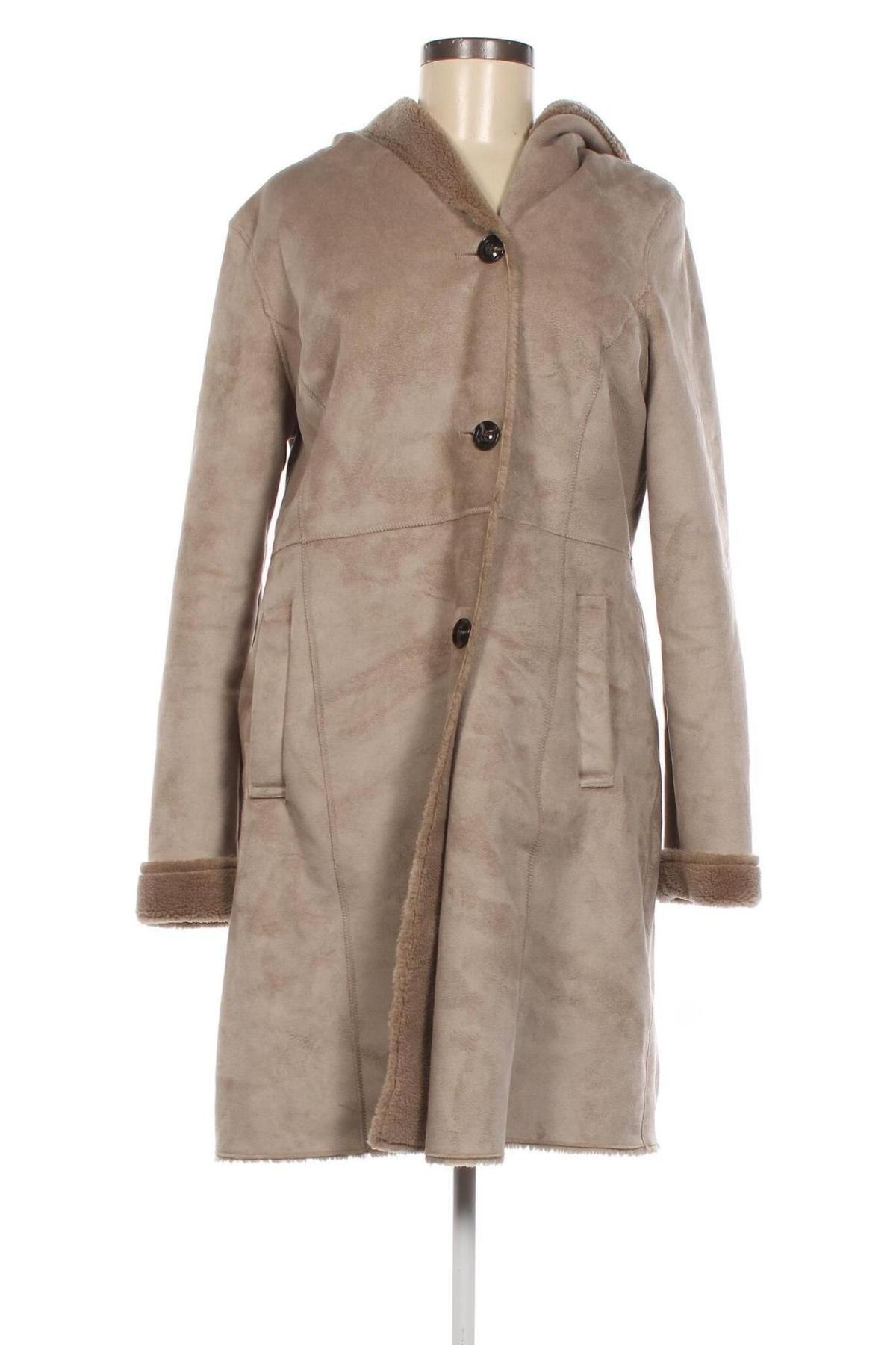 Дамско палто Morena, Размер M, Цвят Бежов, Цена 57,78 лв.