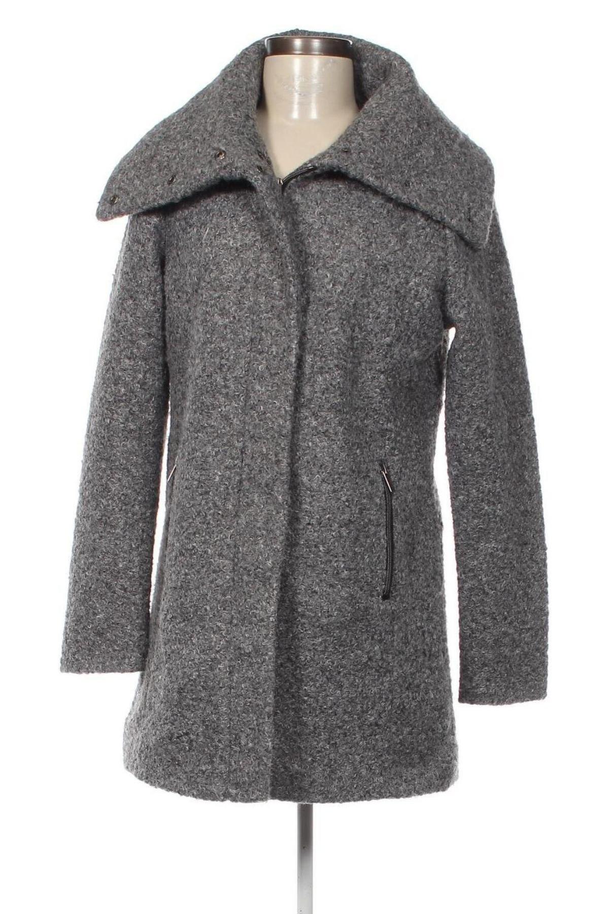 Дамско палто Multiblu, Размер M, Цвят Сив, Цена 57,78 лв.