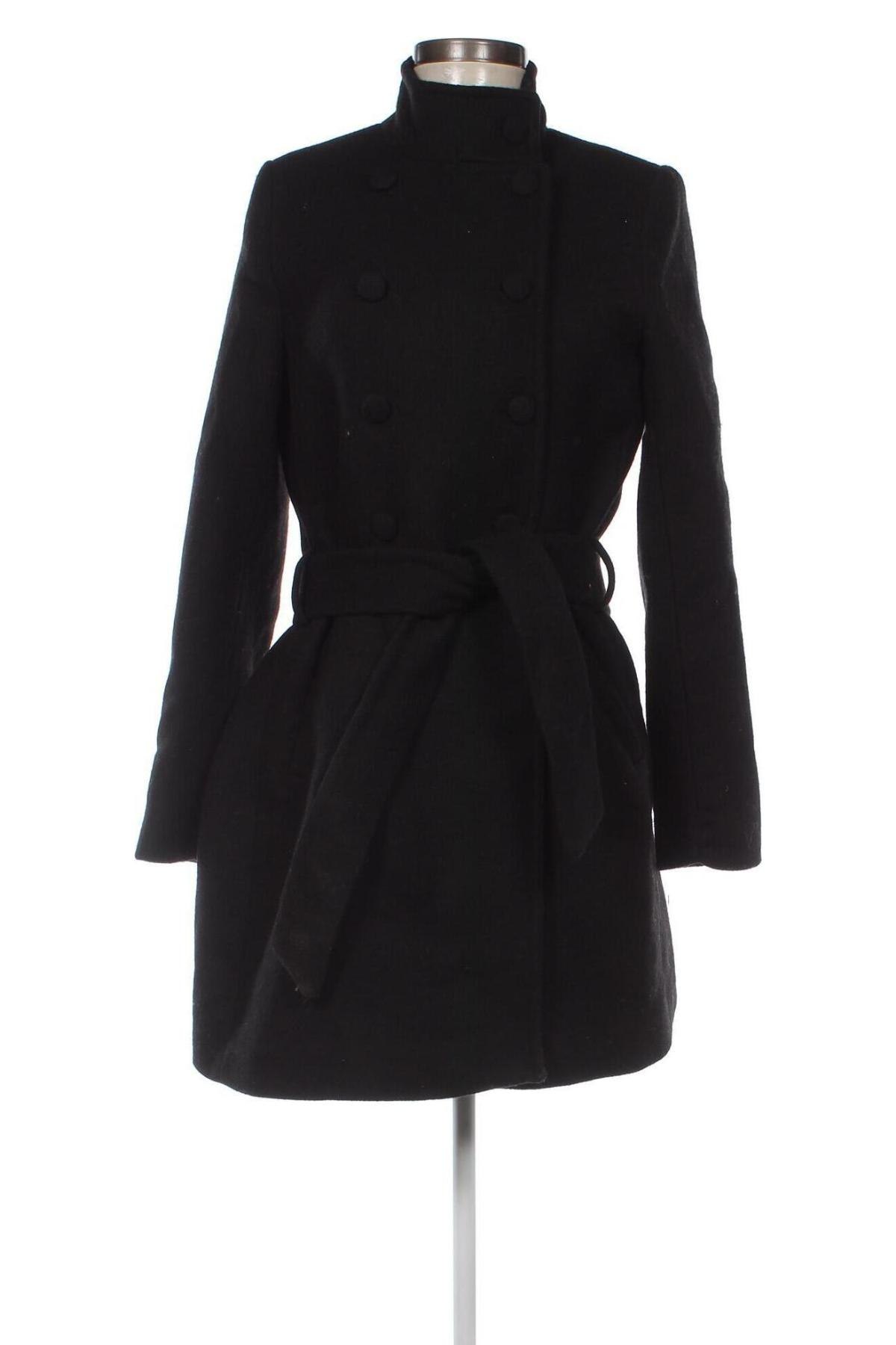 Palton de femei Naf Naf, Mărime XS, Culoare Negru, Preț 268,50 Lei