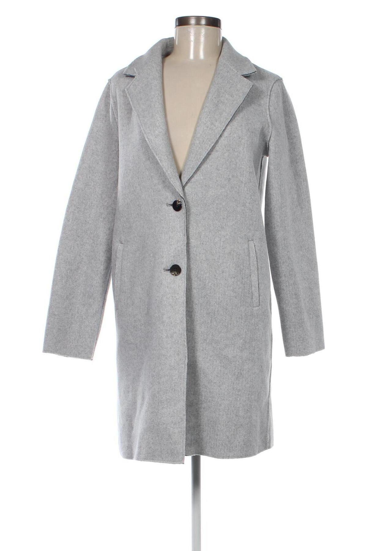 Дамско палто ONLY, Размер S, Цвят Сив, Цена 27,50 лв.