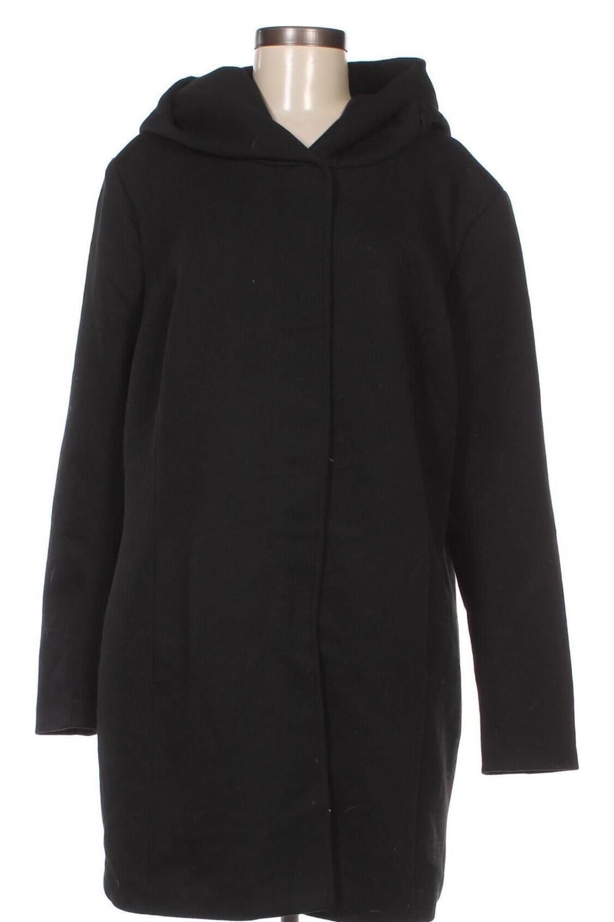Γυναικείο παλτό ONLY Carmakoma, Μέγεθος L, Χρώμα Μαύρο, Τιμή 19,05 €