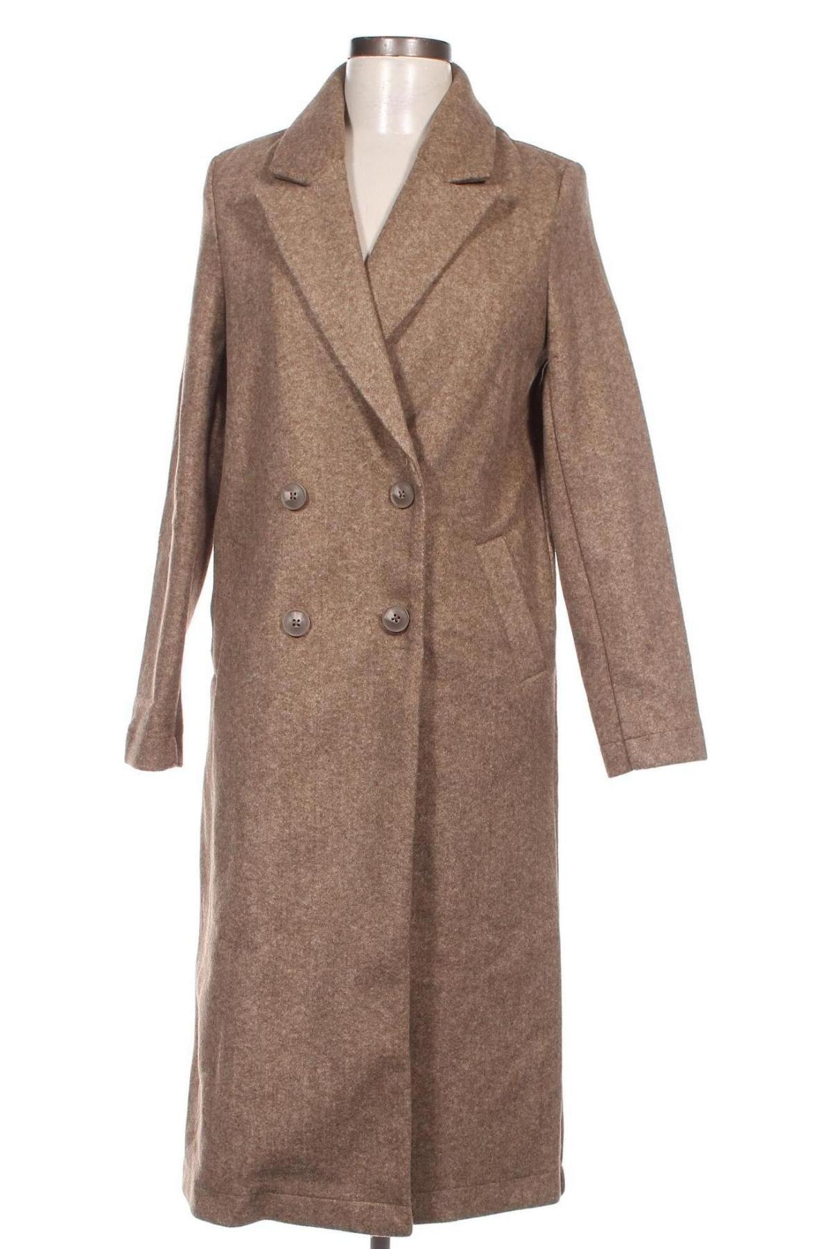 Γυναικείο παλτό Pimkie, Μέγεθος M, Χρώμα  Μπέζ, Τιμή 35,74 €