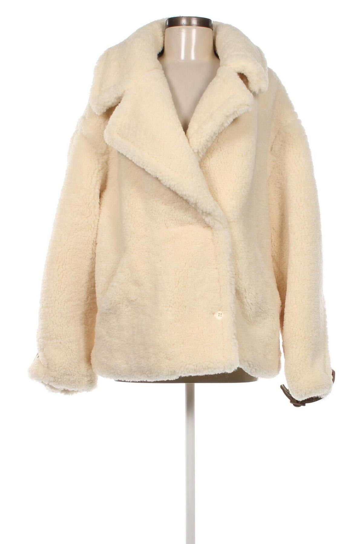 Γυναικείο παλτό Reiko, Μέγεθος L, Χρώμα Εκρού, Τιμή 136,34 €
