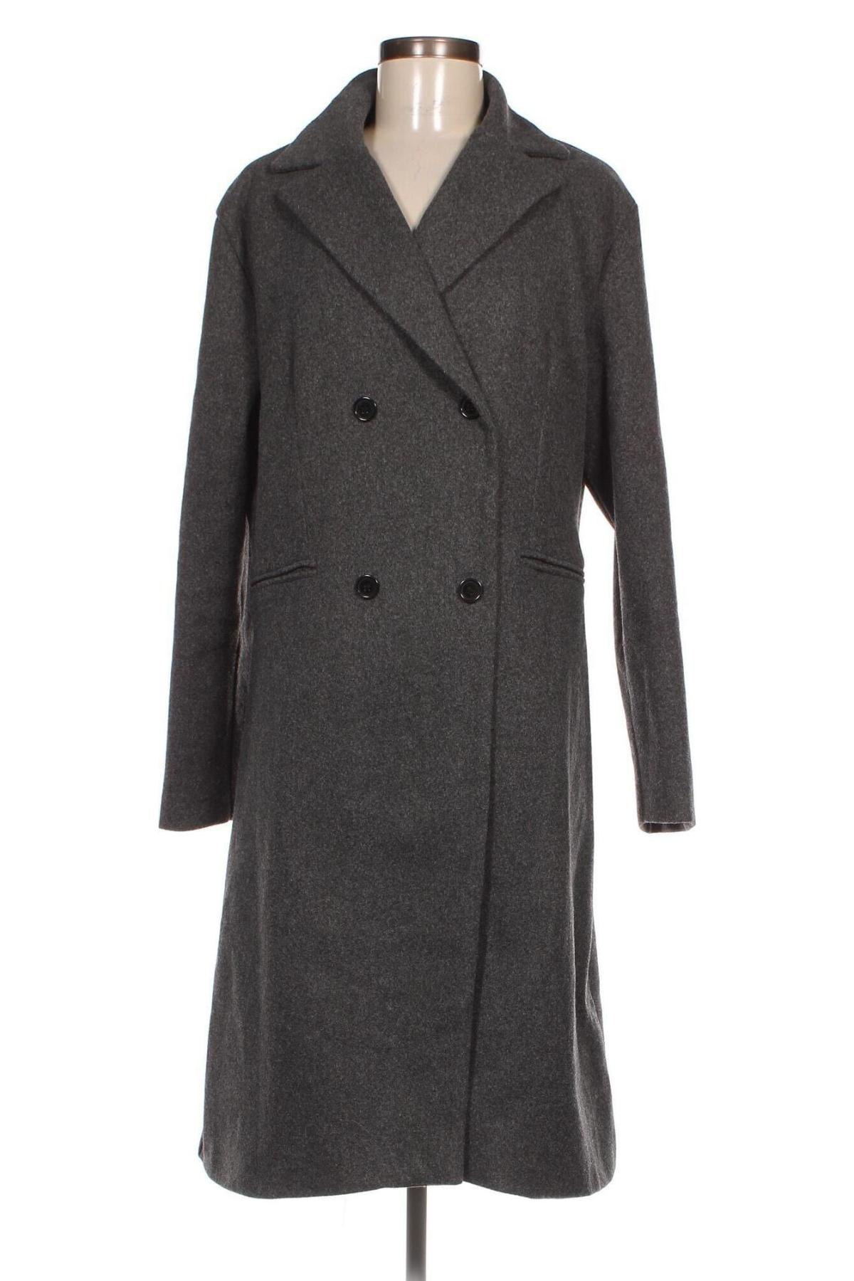 Дамско палто SHEIN, Размер XL, Цвят Сив, Цена 54,57 лв.
