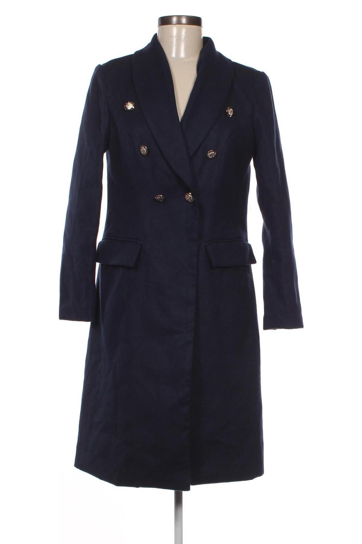 Дамско палто SHEIN, Размер S, Цвят Син, Цена 57,78 лв.