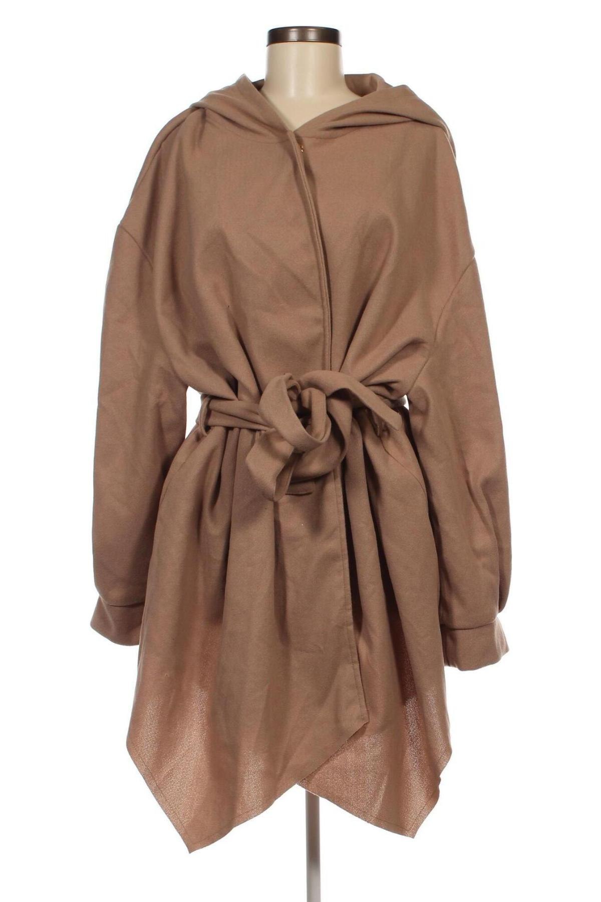 Dámský kabát  SHEIN, Velikost 5XL, Barva Béžová, Cena  1 604,00 Kč