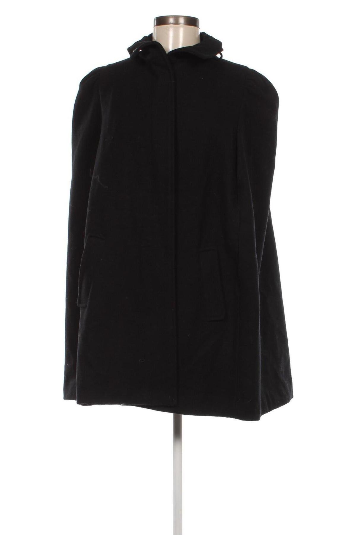 Дамско палто Sisley, Размер S, Цвят Черен, Цена 50,76 лв.