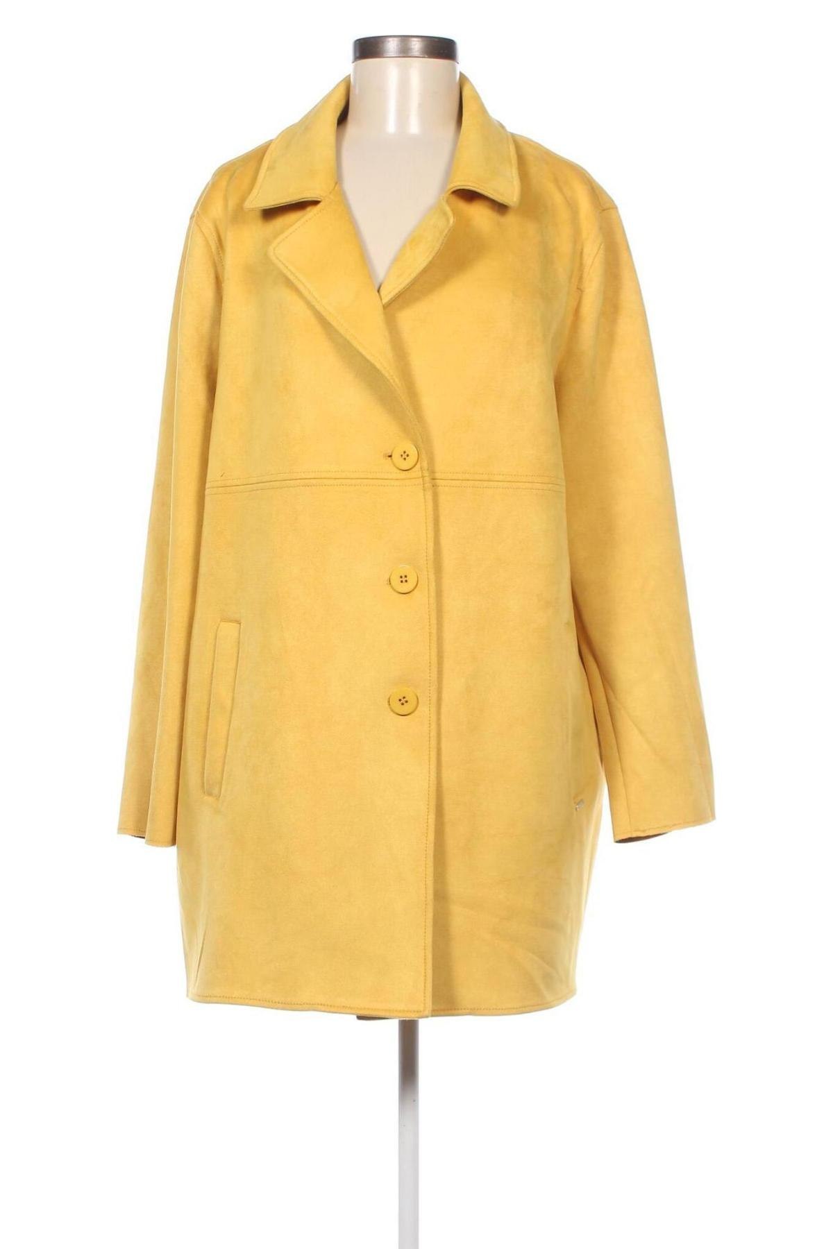 Γυναικείο παλτό Steilmann, Μέγεθος L, Χρώμα Κίτρινο, Τιμή 7,13 €