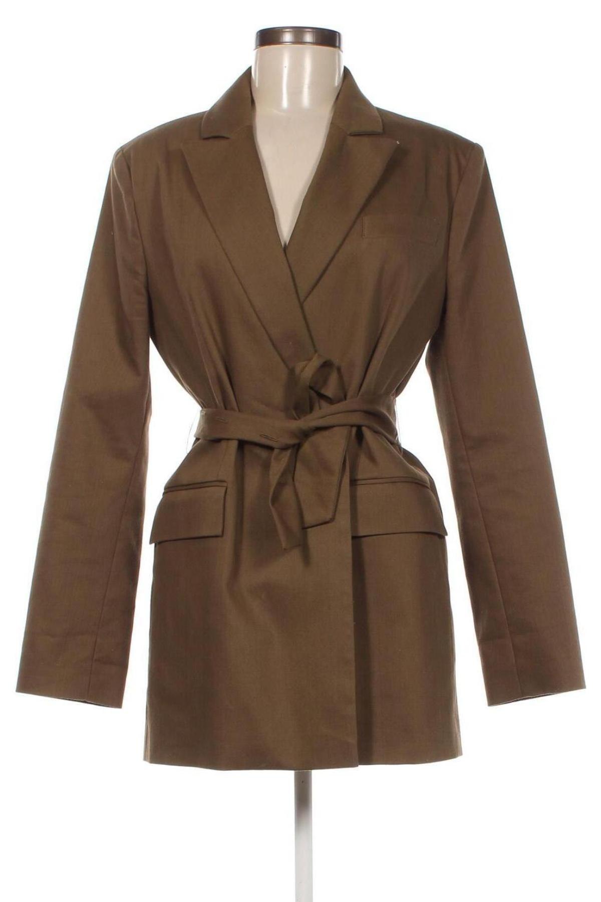 Дамско палто Topshop, Размер M, Цвят Зелен, Цена 35,19 лв.