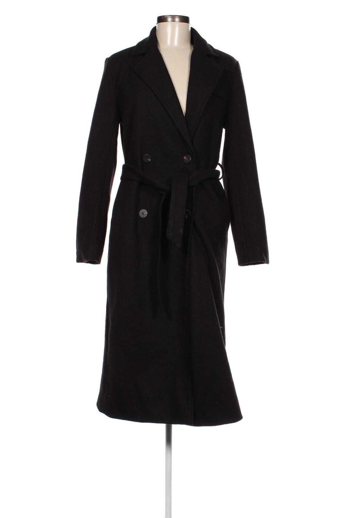 Γυναικείο παλτό VILA, Μέγεθος XS, Χρώμα Μαύρο, Τιμή 34,52 €
