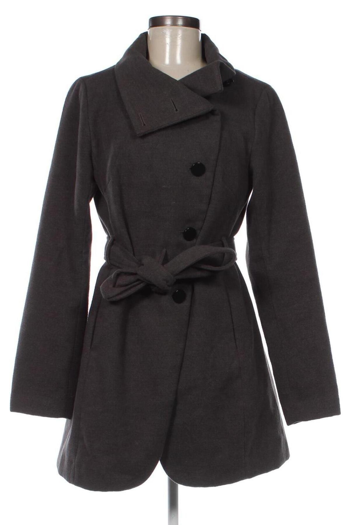 Γυναικείο παλτό VILA, Μέγεθος M, Χρώμα Γκρί, Τιμή 18,37 €