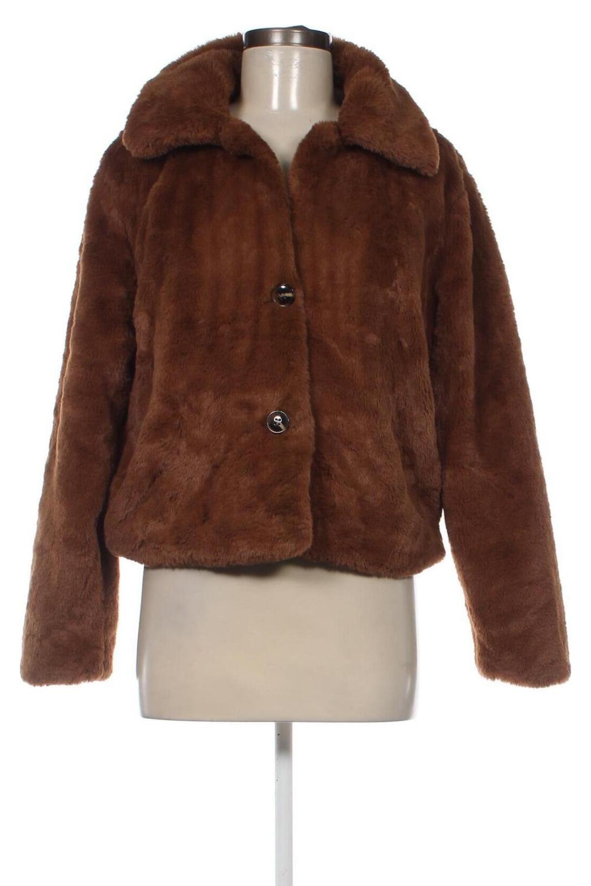 Дамско палто Valley Girl, Размер L, Цвят Кафяв, Цена 57,78 лв.