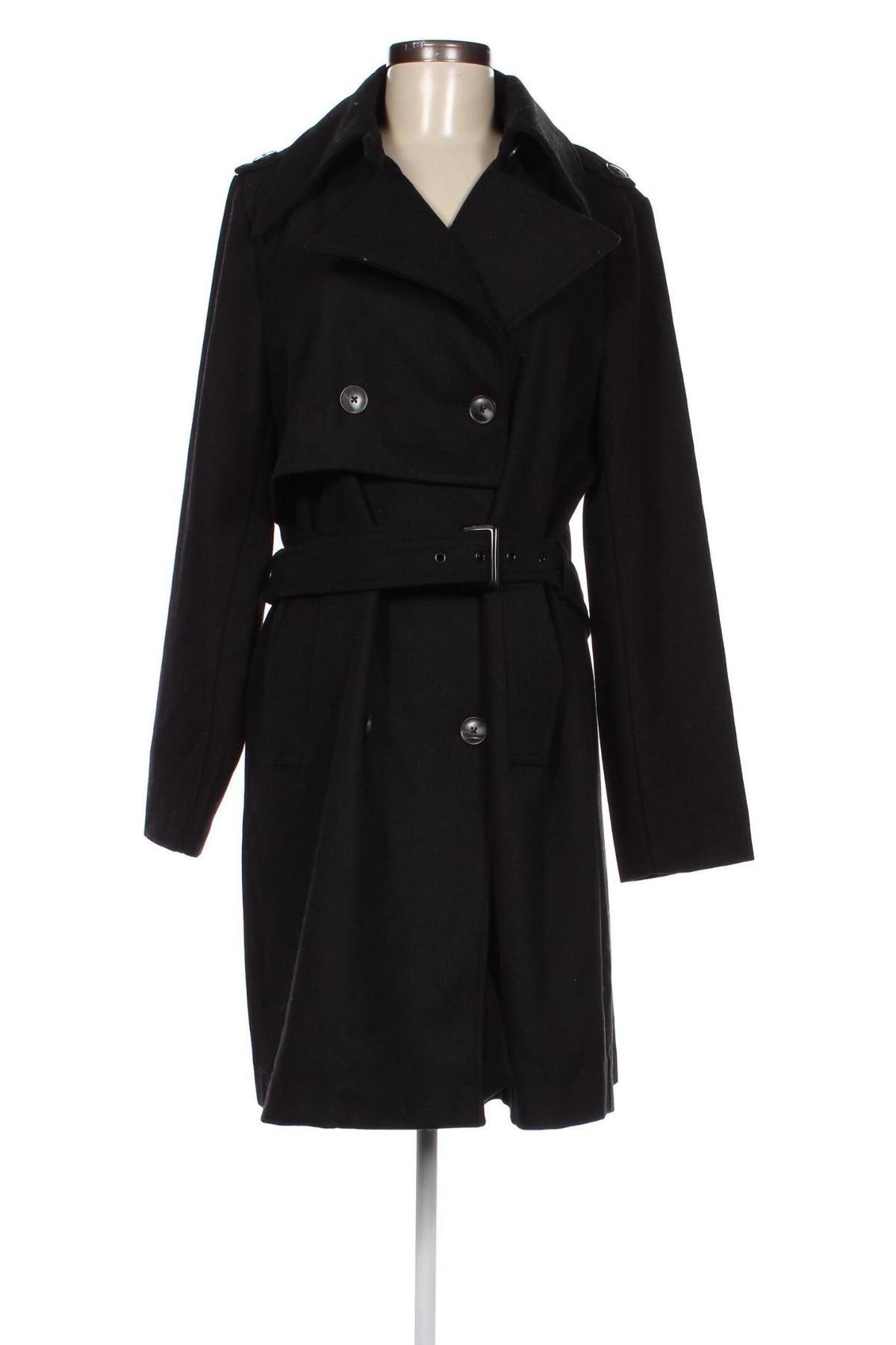 Дамско палто Vero Moda, Размер M, Цвят Черен, Цена 53,32 лв.