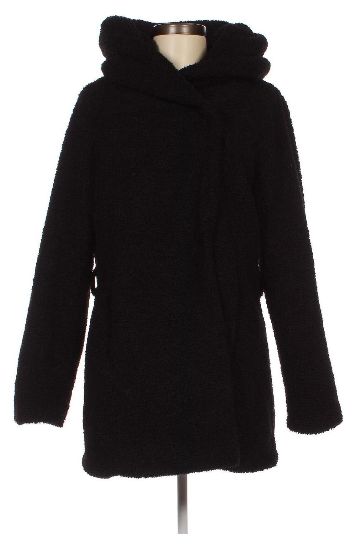 Дамско палто Viva, Размер L, Цвят Черен, Цена 54,57 лв.