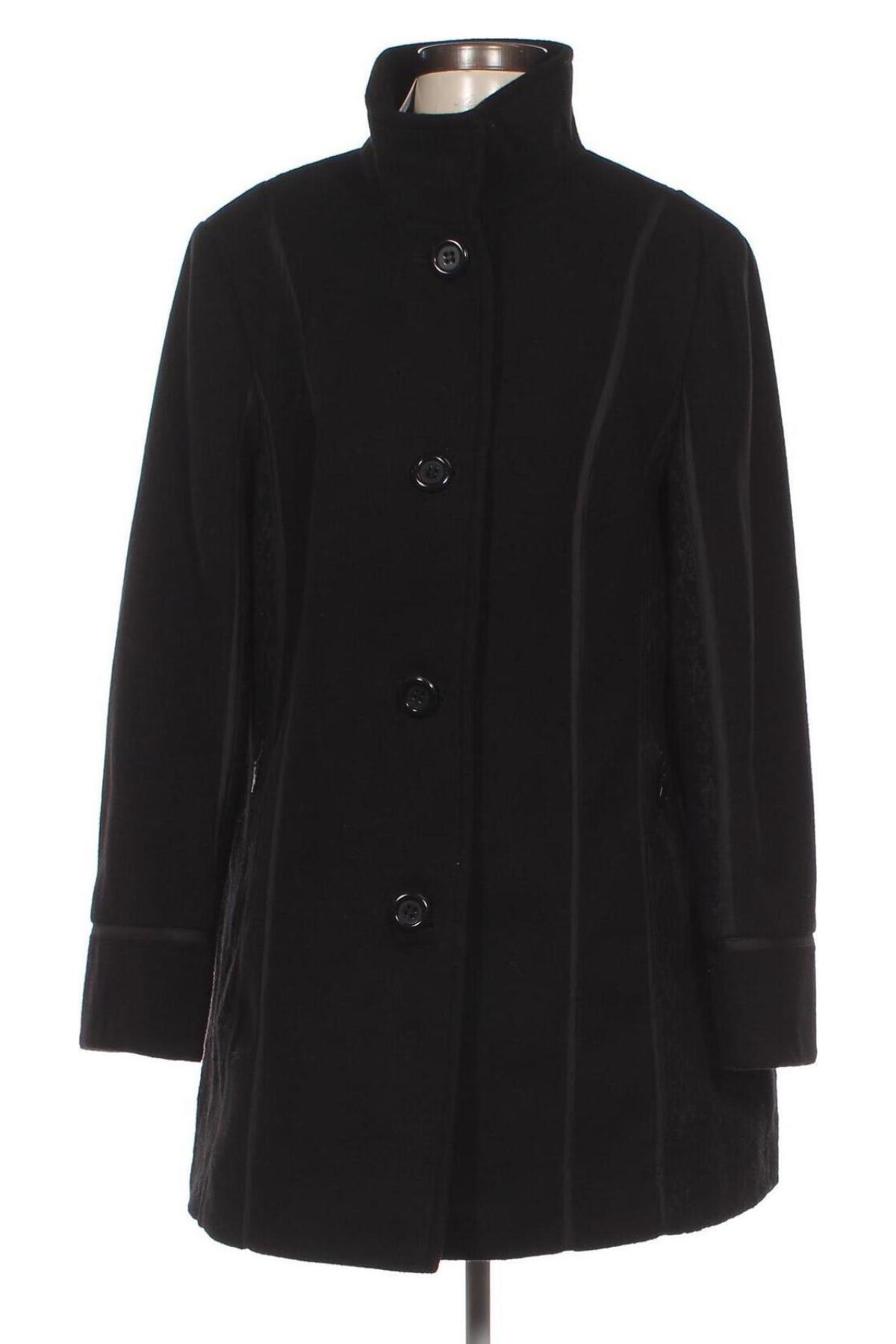 Γυναικείο παλτό Wega, Μέγεθος XL, Χρώμα Μαύρο, Τιμή 35,74 €
