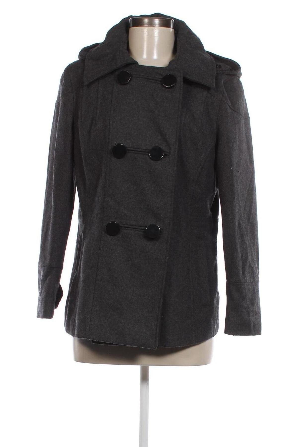 Γυναικείο παλτό Yessica, Μέγεθος L, Χρώμα Γκρί, Τιμή 35,74 €