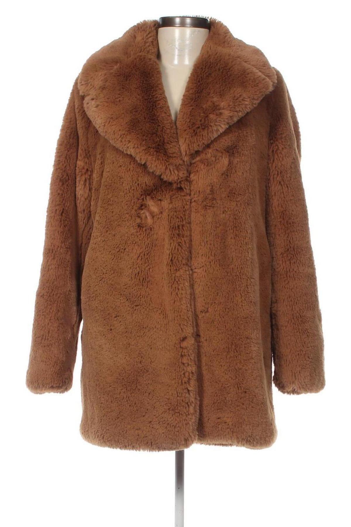 Дамско палто Zara, Размер M, Цвят Кафяв, Цена 38,08 лв.