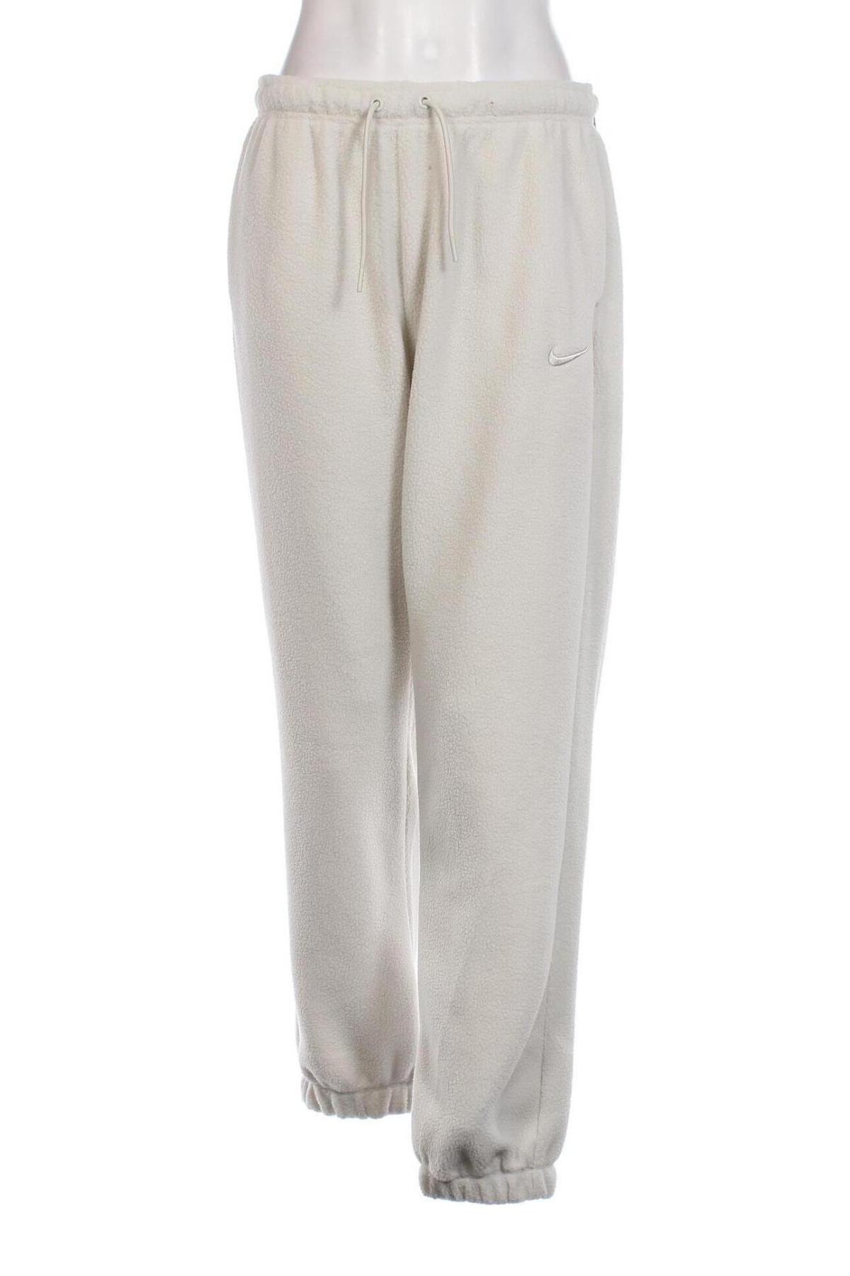 Pantaloni polar trening de damă Nike, Mărime S, Culoare Bej, Preț 305,92 Lei
