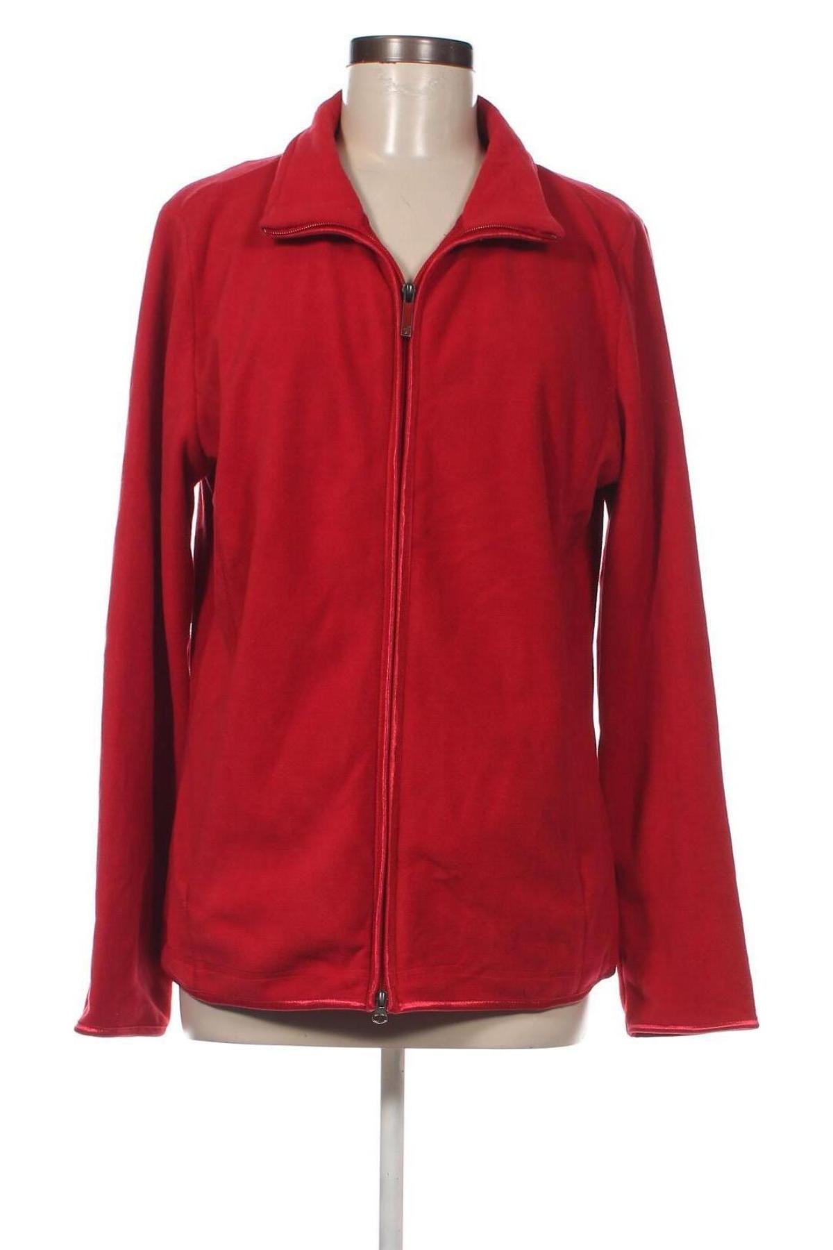 Damen Fleece Oberteil  S.Oliver, Größe XL, Farbe Rot, Preis 9,90 €