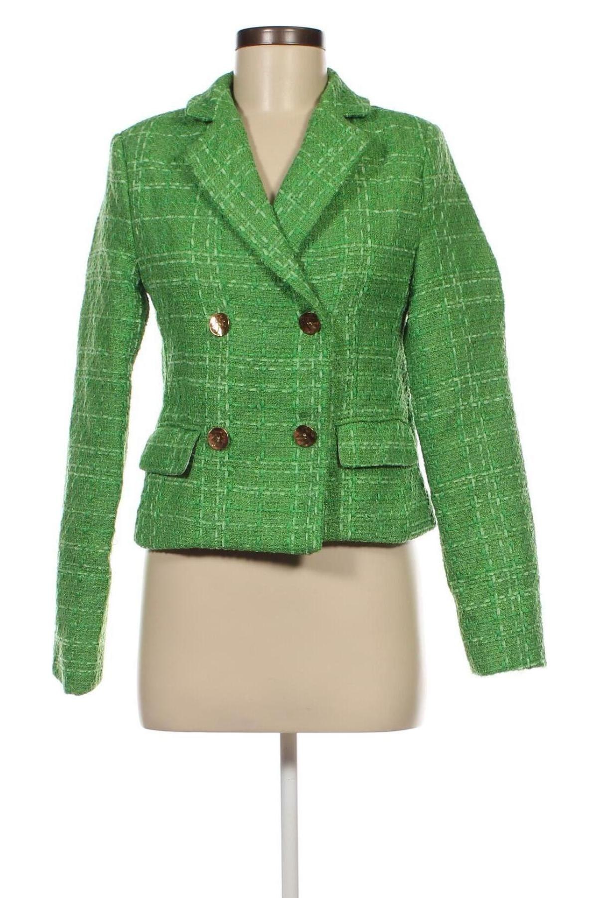 Дамско сако, Размер S, Цвят Зелен, Цена 44,00 лв.