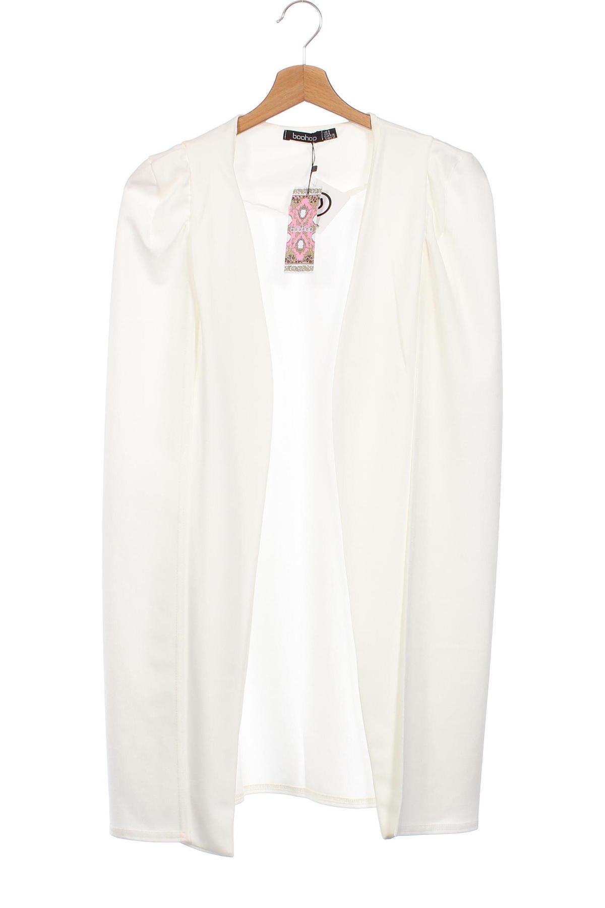 Γυναικείο σακάκι Boohoo, Μέγεθος XS, Χρώμα Λευκό, Τιμή 21,48 €
