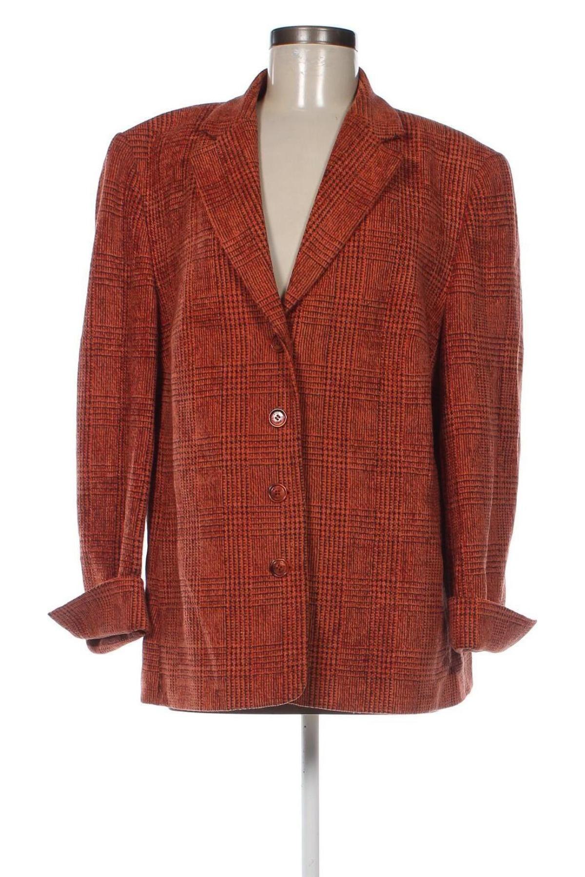Γυναικείο σακάκι Delmod, Μέγεθος XL, Χρώμα Πορτοκαλί, Τιμή 15,52 €