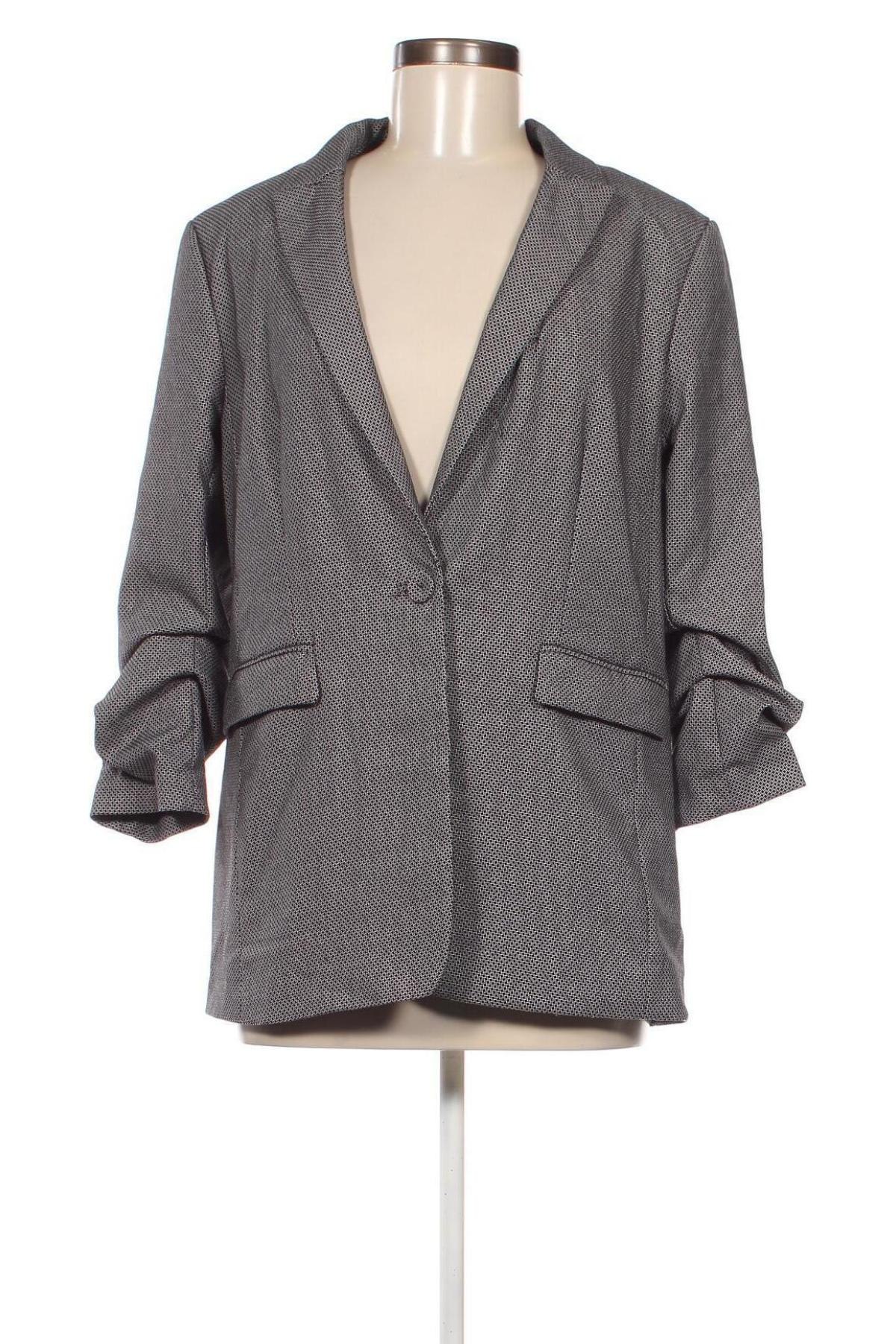 Дамско сако H&M, Размер XL, Цвят Сив, Цена 19,80 лв.