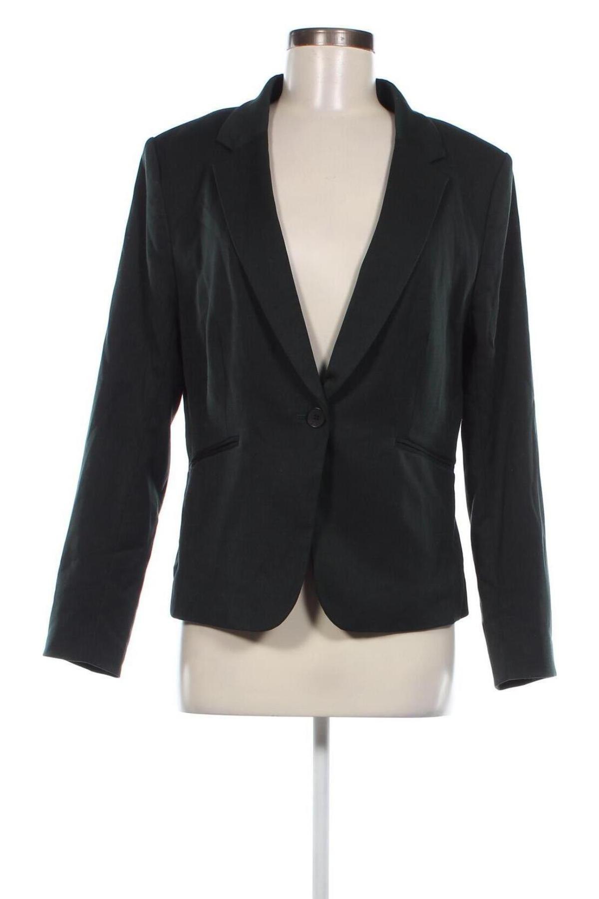 Дамско сако H&M, Размер XL, Цвят Зелен, Цена 25,08 лв.
