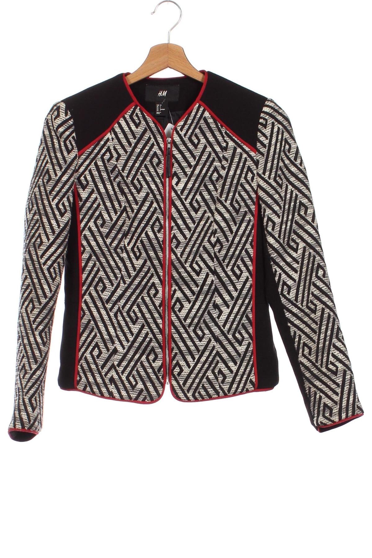 Дамско сако H&M, Размер XS, Цвят Многоцветен, Цена 82,71 лв.