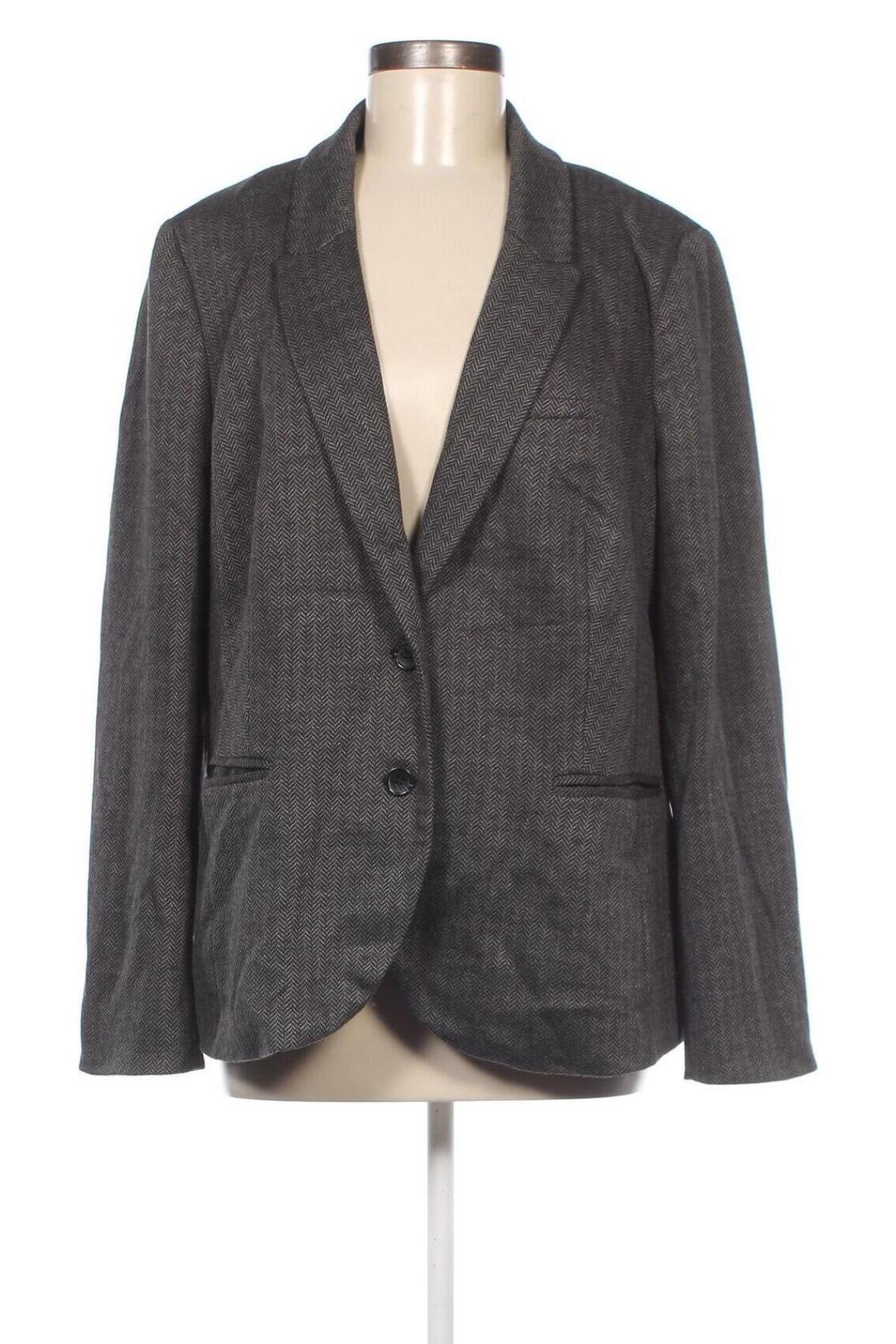 Дамско сако H&M, Размер 3XL, Цвят Сив, Цена 42,68 лв.