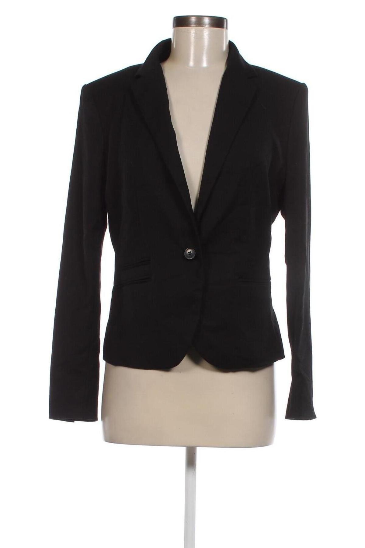 Γυναικείο σακάκι H&M, Μέγεθος L, Χρώμα Μαύρο, Τιμή 14,70 €