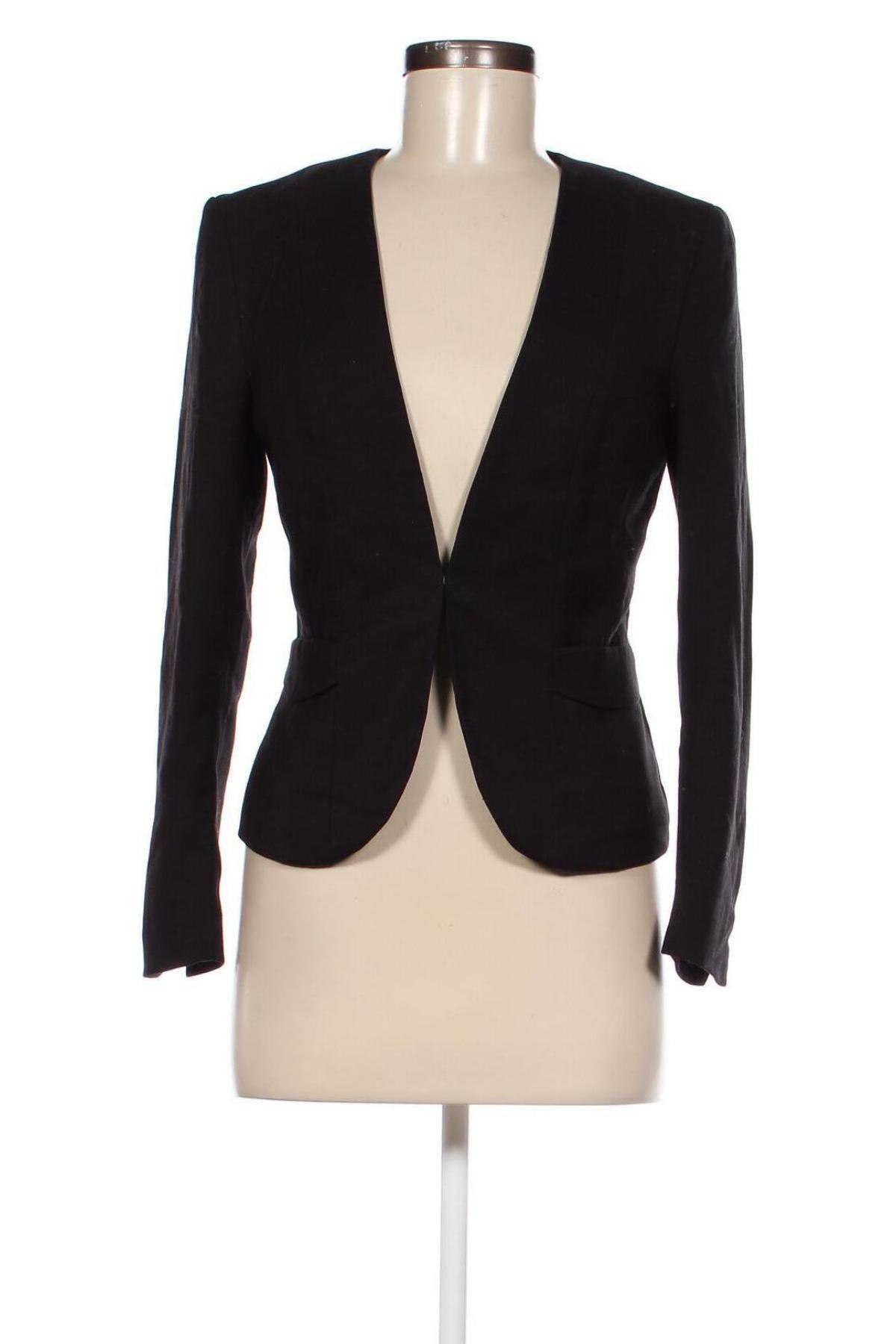 Γυναικείο σακάκι H&M, Μέγεθος M, Χρώμα Μαύρο, Τιμή 14,97 €