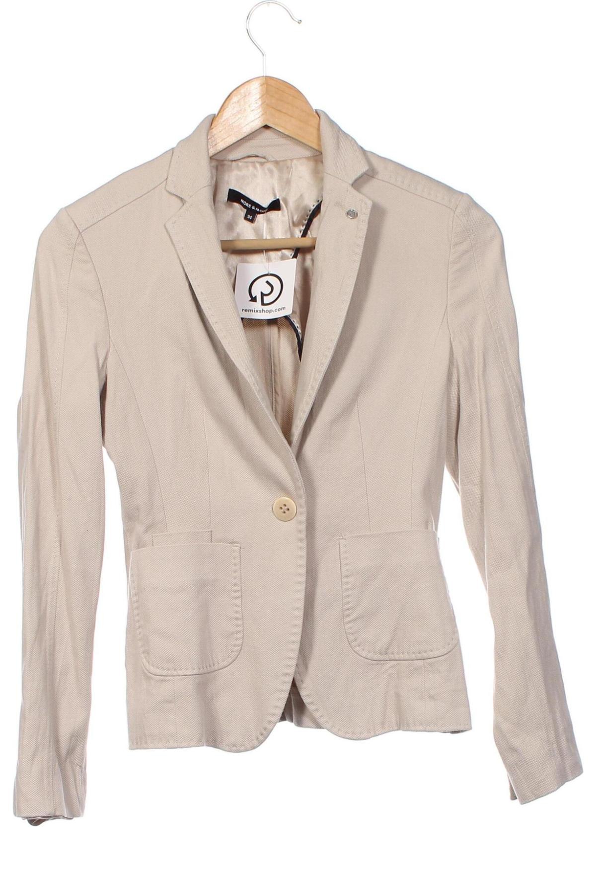 Γυναικείο σακάκι More & More, Μέγεθος XS, Χρώμα Εκρού, Τιμή 39,88 €