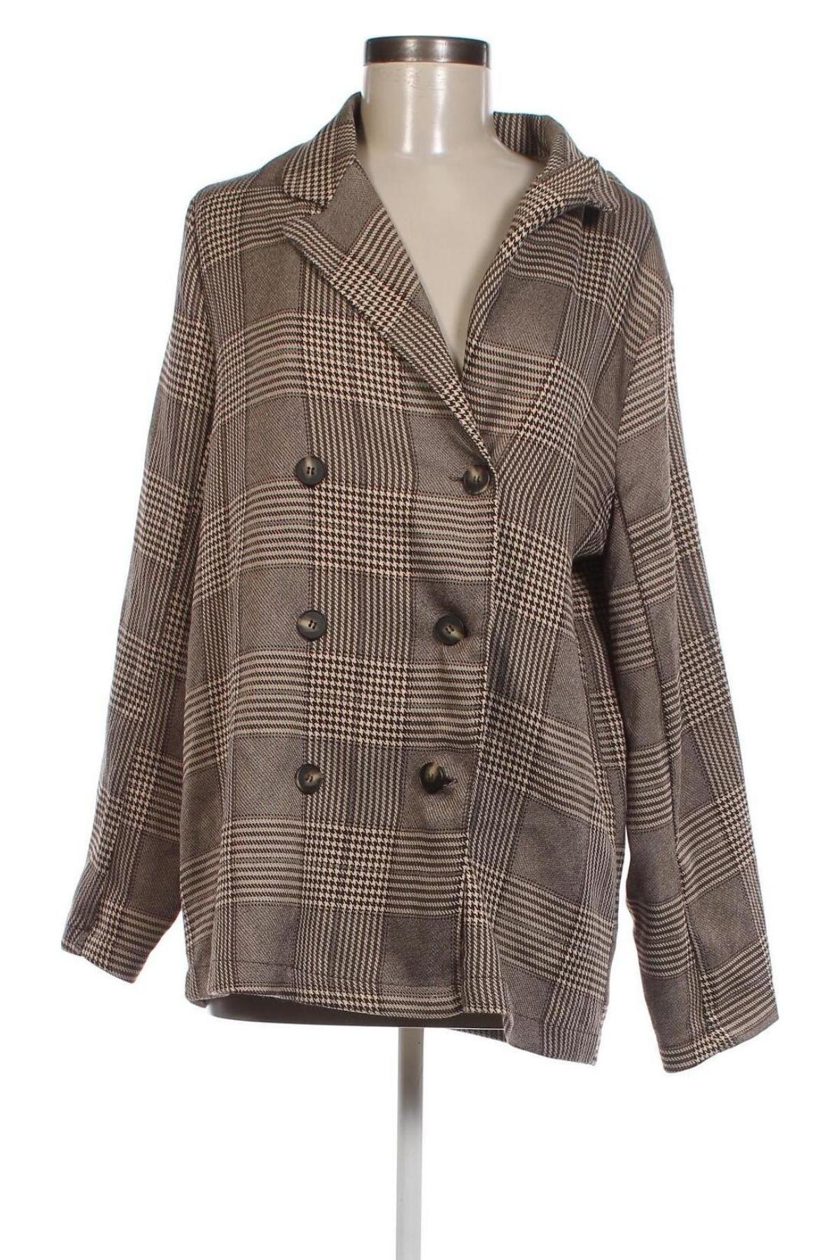 Дамско сако SHEIN, Размер XL, Цвят Кафяв, Цена 44,00 лв.