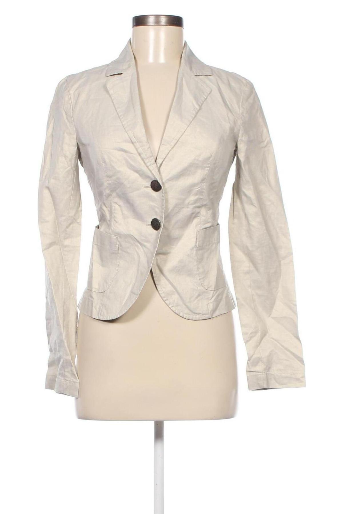 Γυναικείο σακάκι Sisley, Μέγεθος S, Χρώμα  Μπέζ, Τιμή 37,75 €
